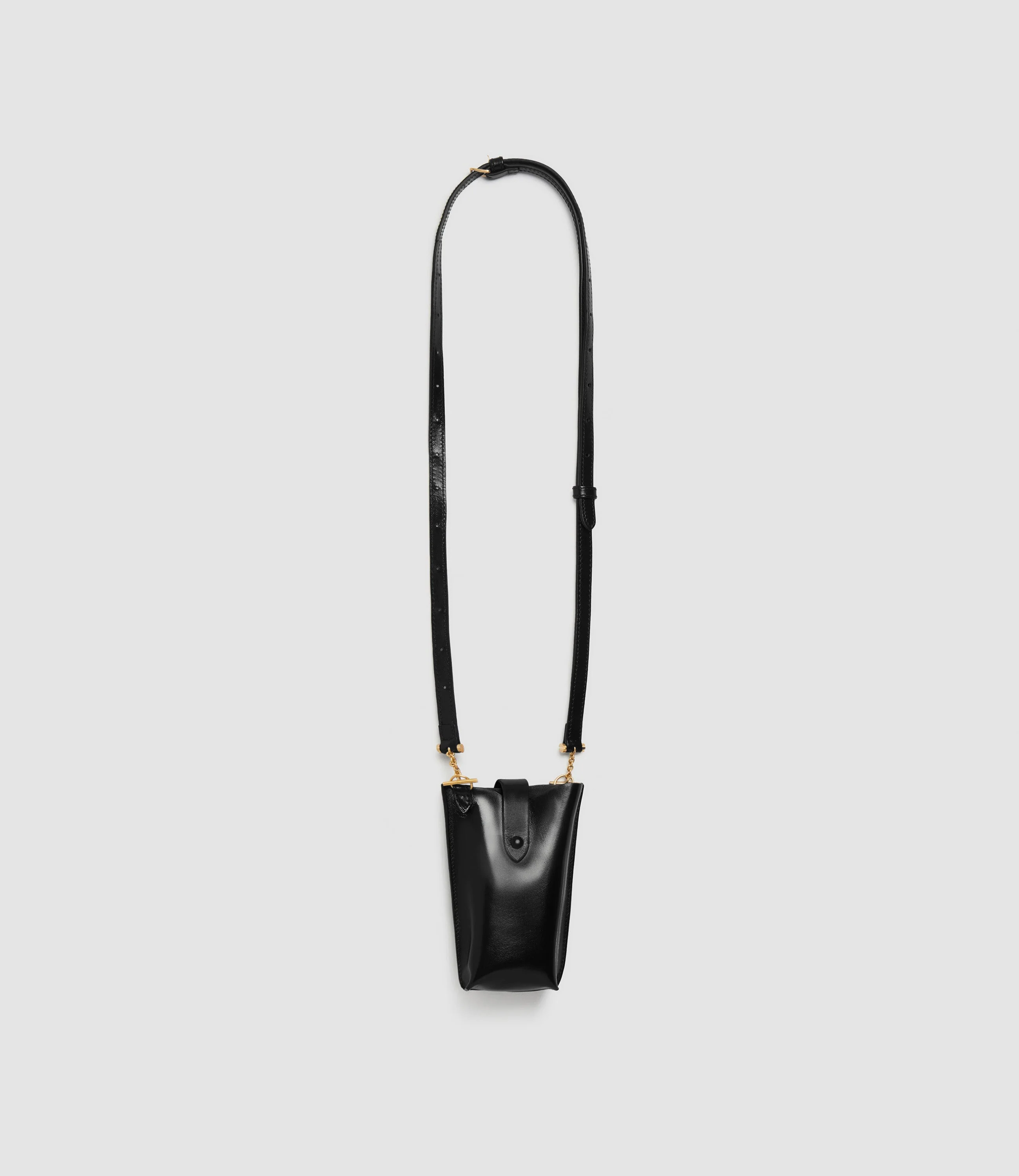 Metier - Minimalist Double Glossy Calfskin Black - Image 3