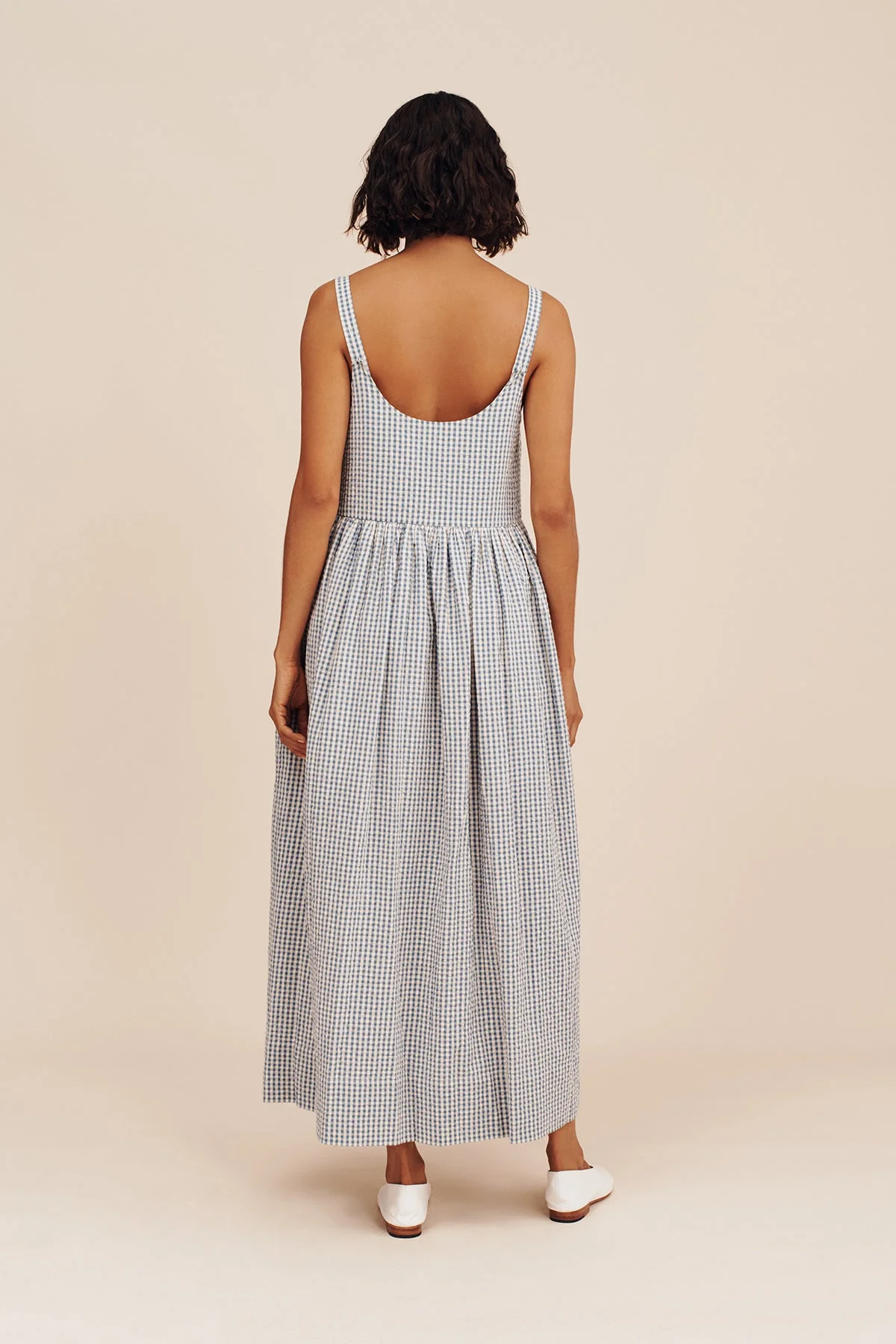 Posse - MIRA DRESS - BLUE GINGHAM - Image 10