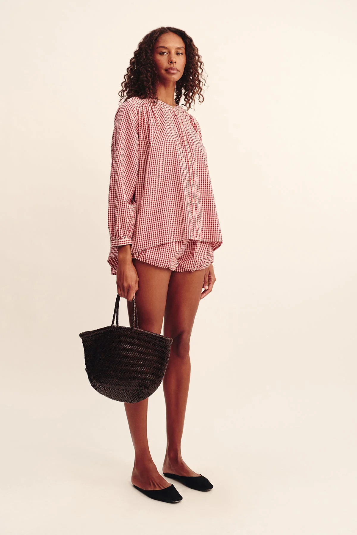 Posse - MIRA SHIRT - RED GINGHAM - Image 10