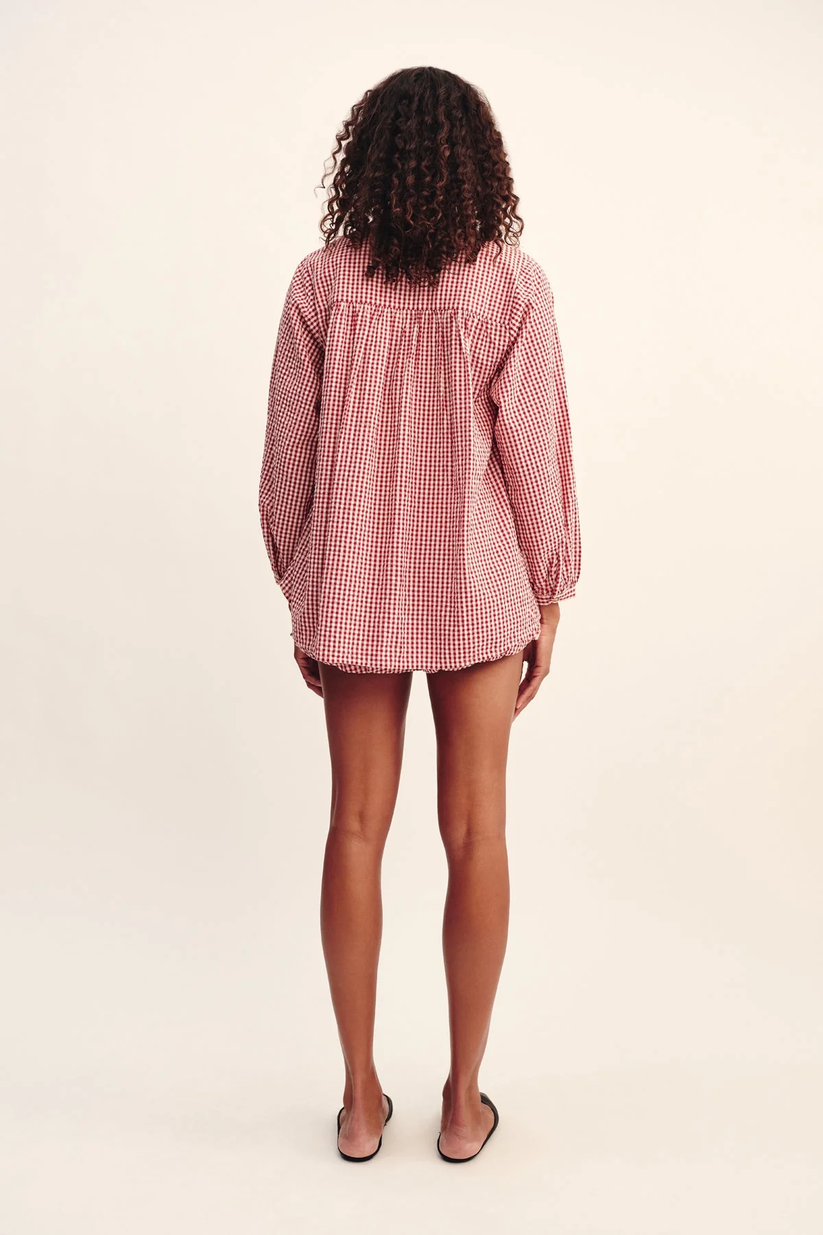 Posse - MIRA SHIRT - RED GINGHAM - Image 11