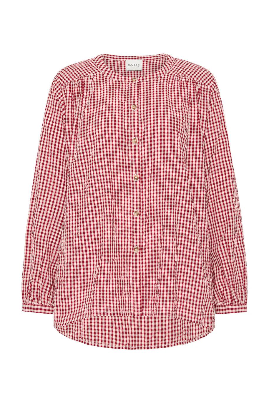 Posse - MIRA SHIRT - RED GINGHAM - Image 12
