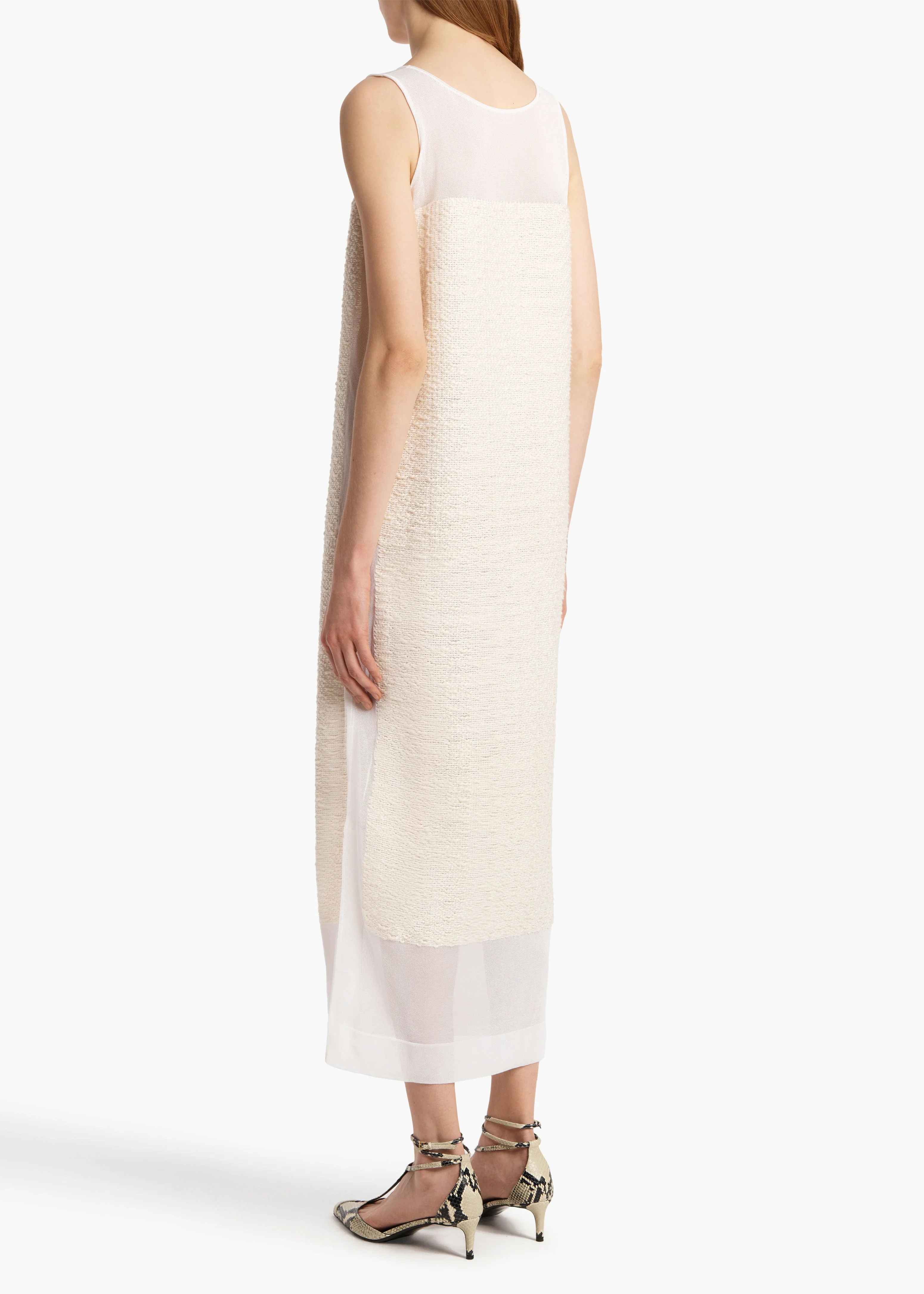 Khaite - Miriele Dress in Ivory - Image 4