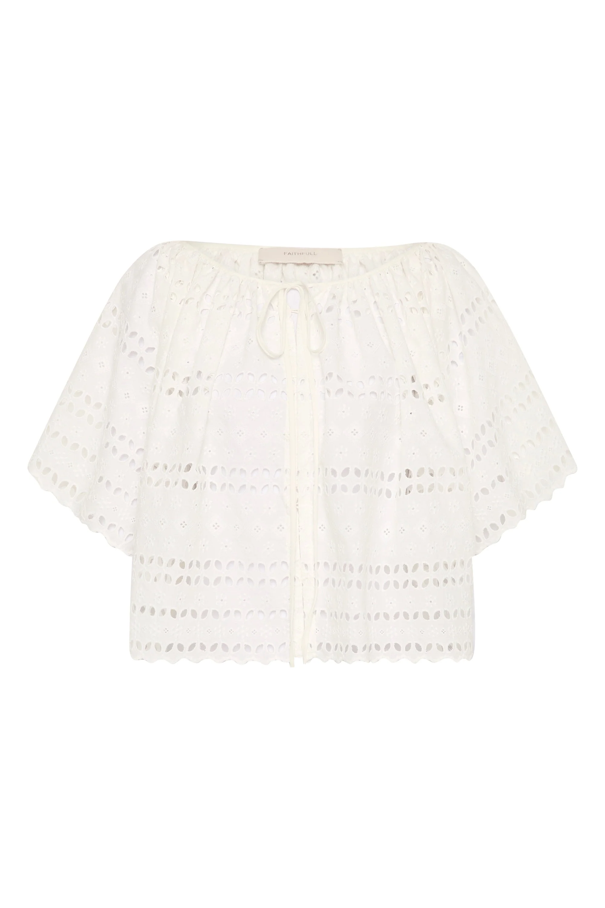 Faithfull - Mitla Top Rosa Broderie White - Image 10