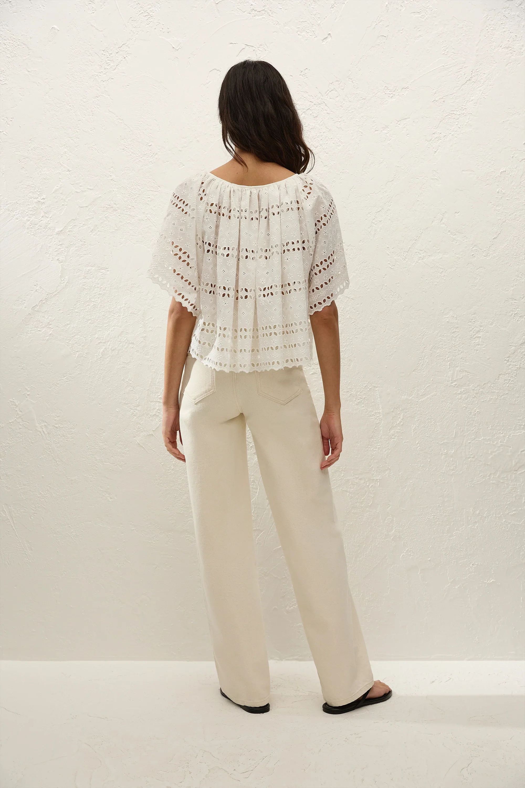 Faithfull - Mitla Top Rosa Broderie White - Image 8