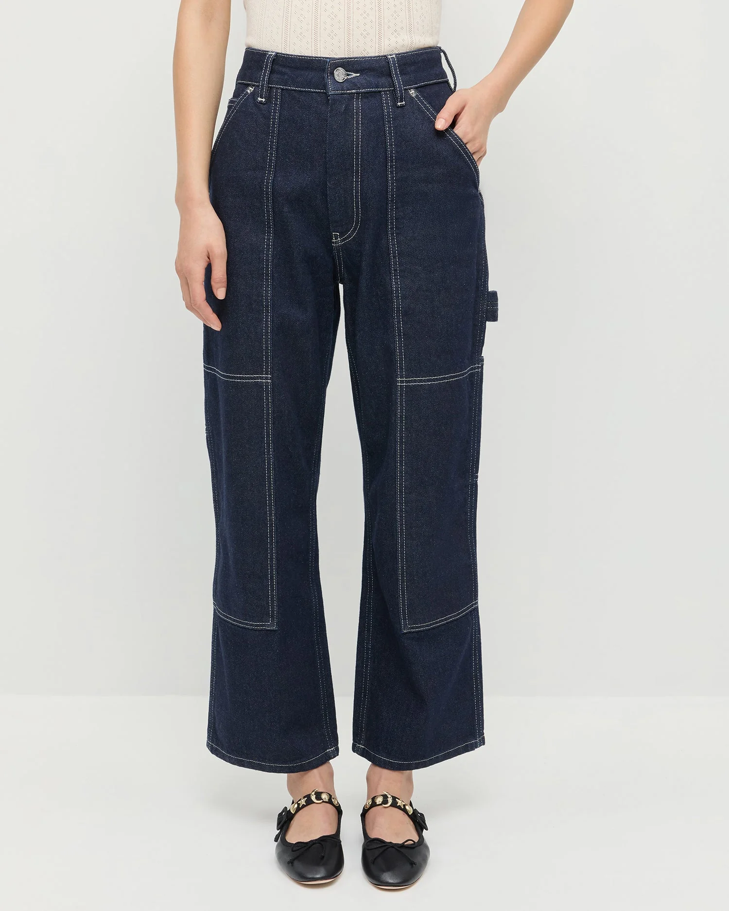 Loeffler Randall - Molly Workwear Jean - Image 4