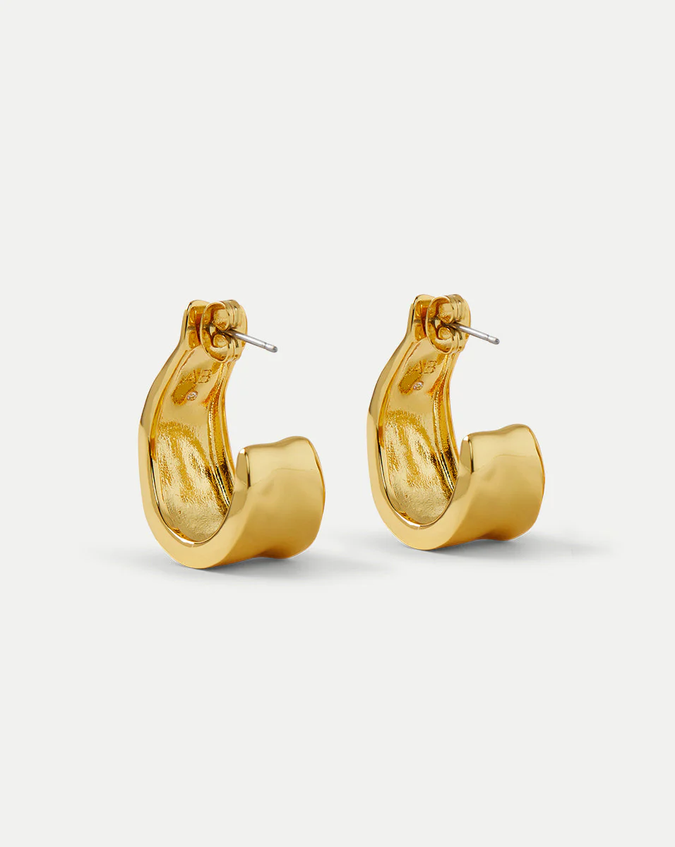 Veronica Beard - Molten Gold Ribbon Hoop - Image 2