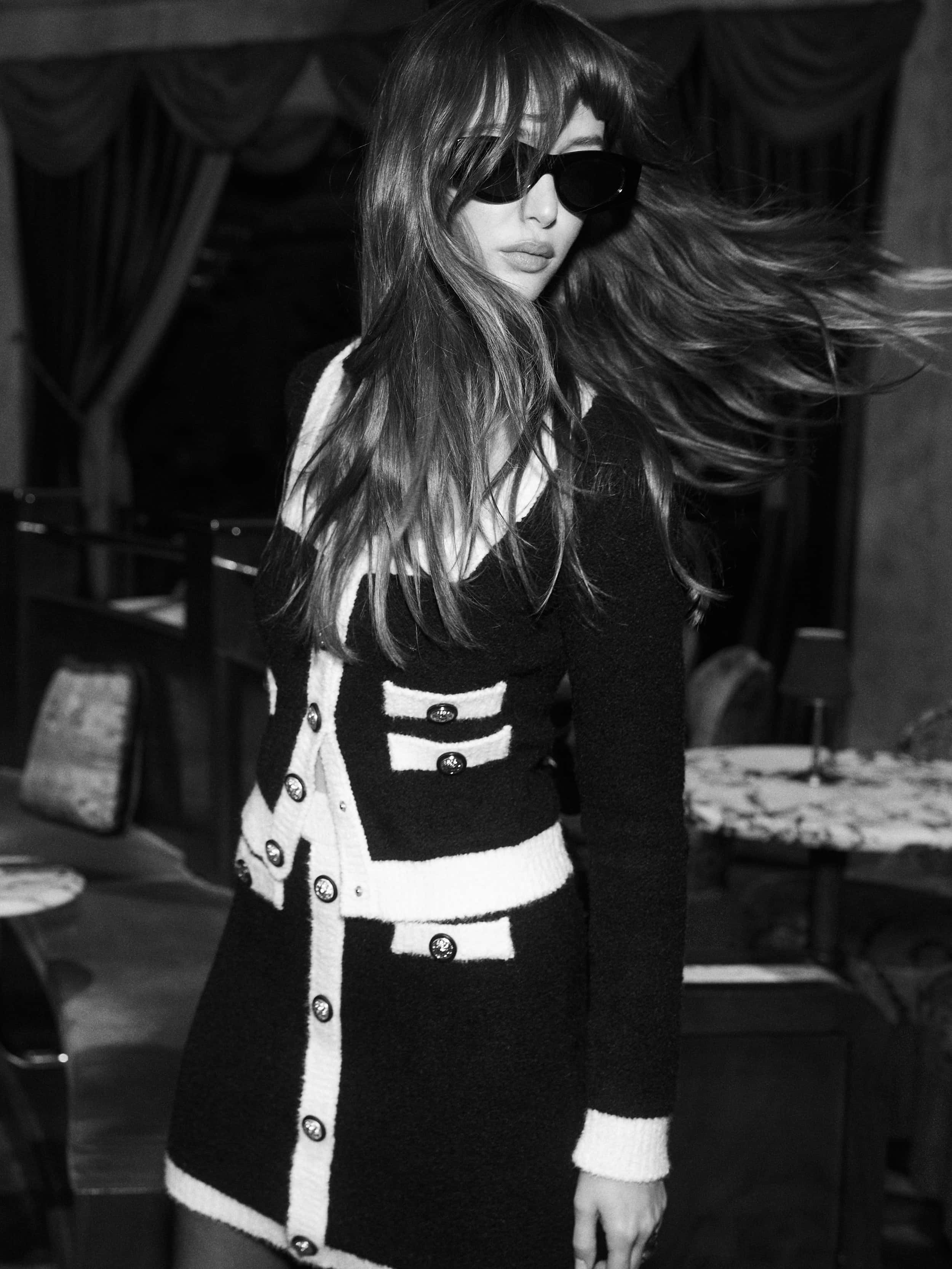 L'AGENCE - Monette Cropped Cardigan - Image 2