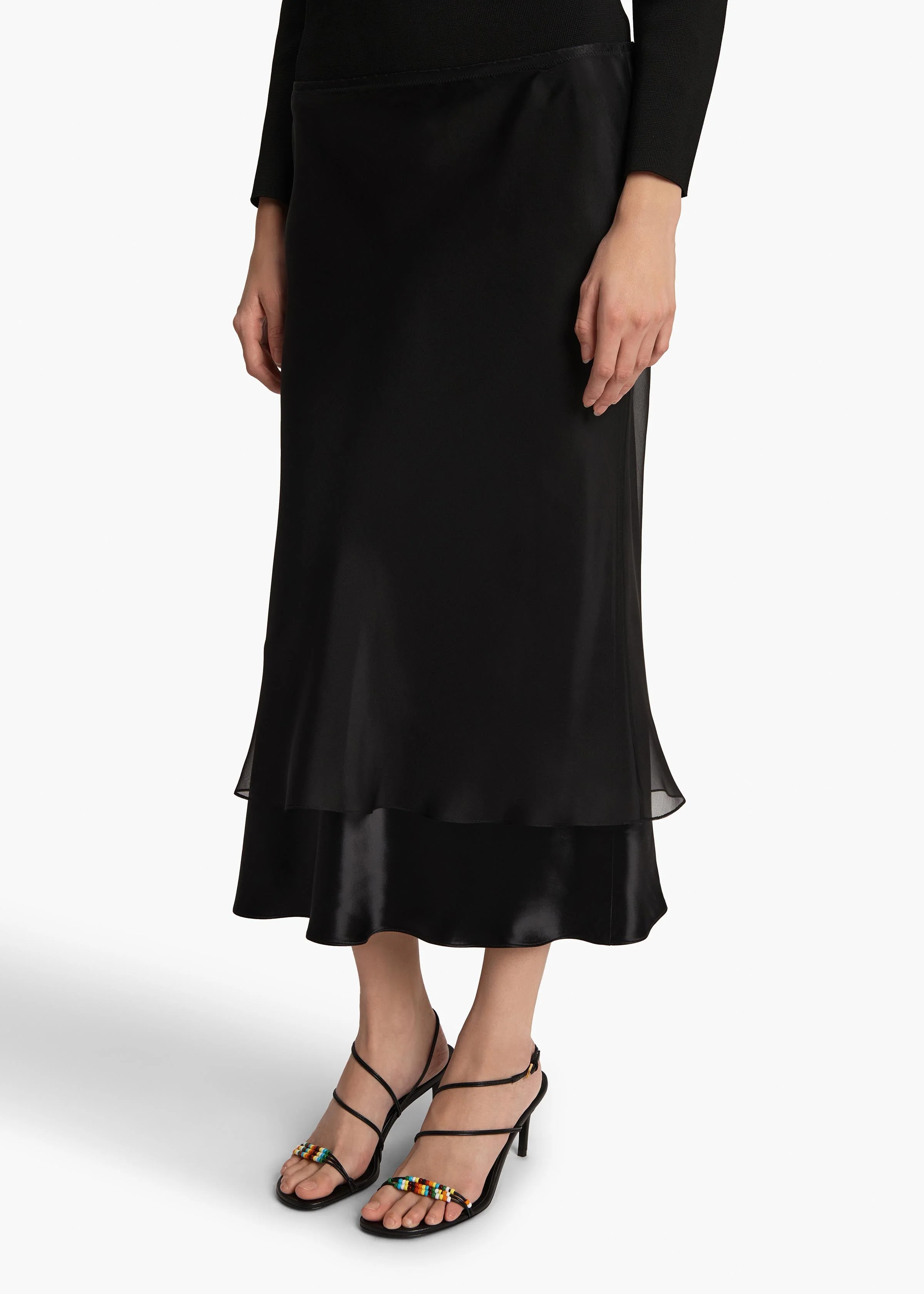 Khaite - Monina Skirt in Black - Image 12