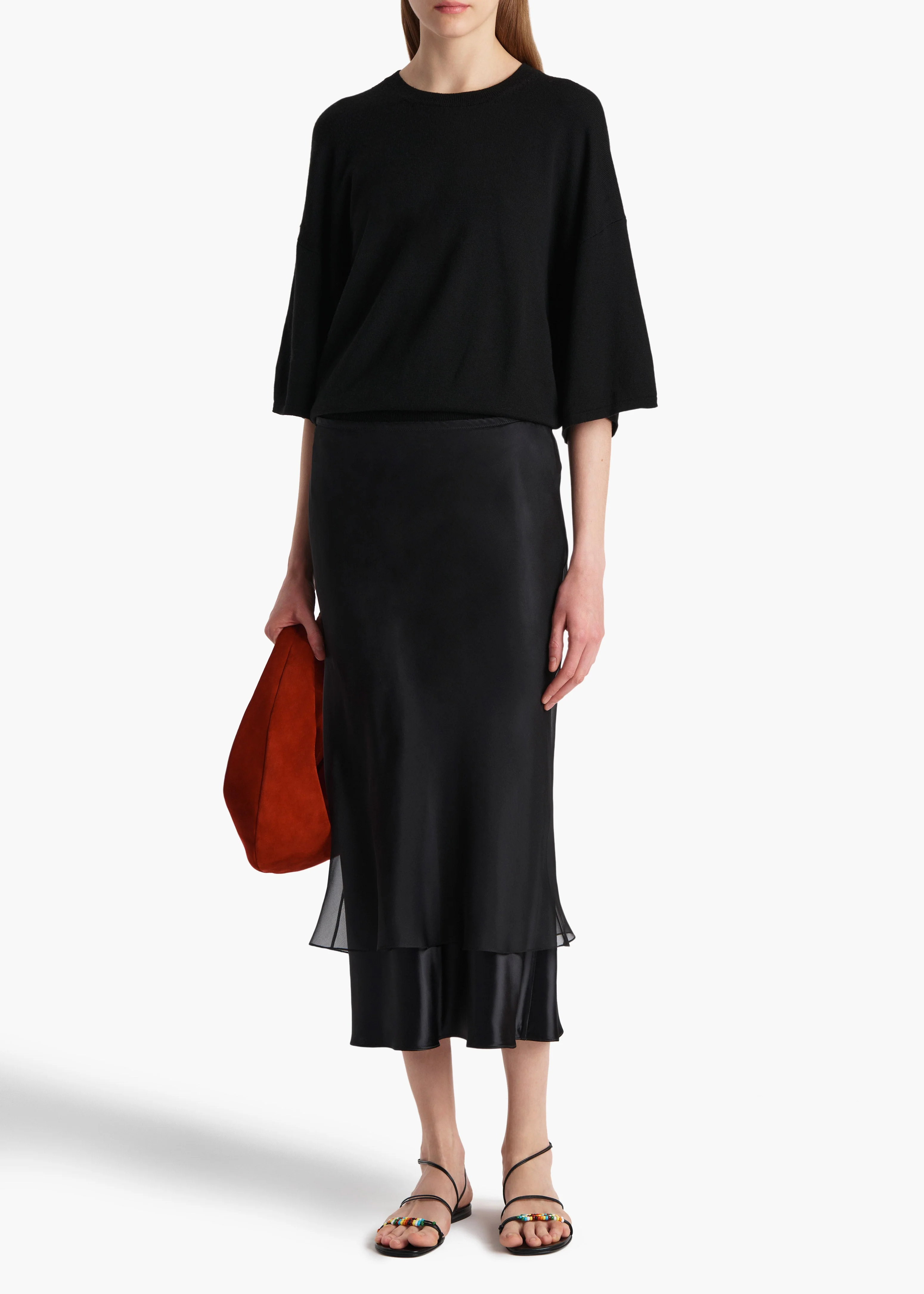 Khaite - Monina Skirt in Black - Image 2