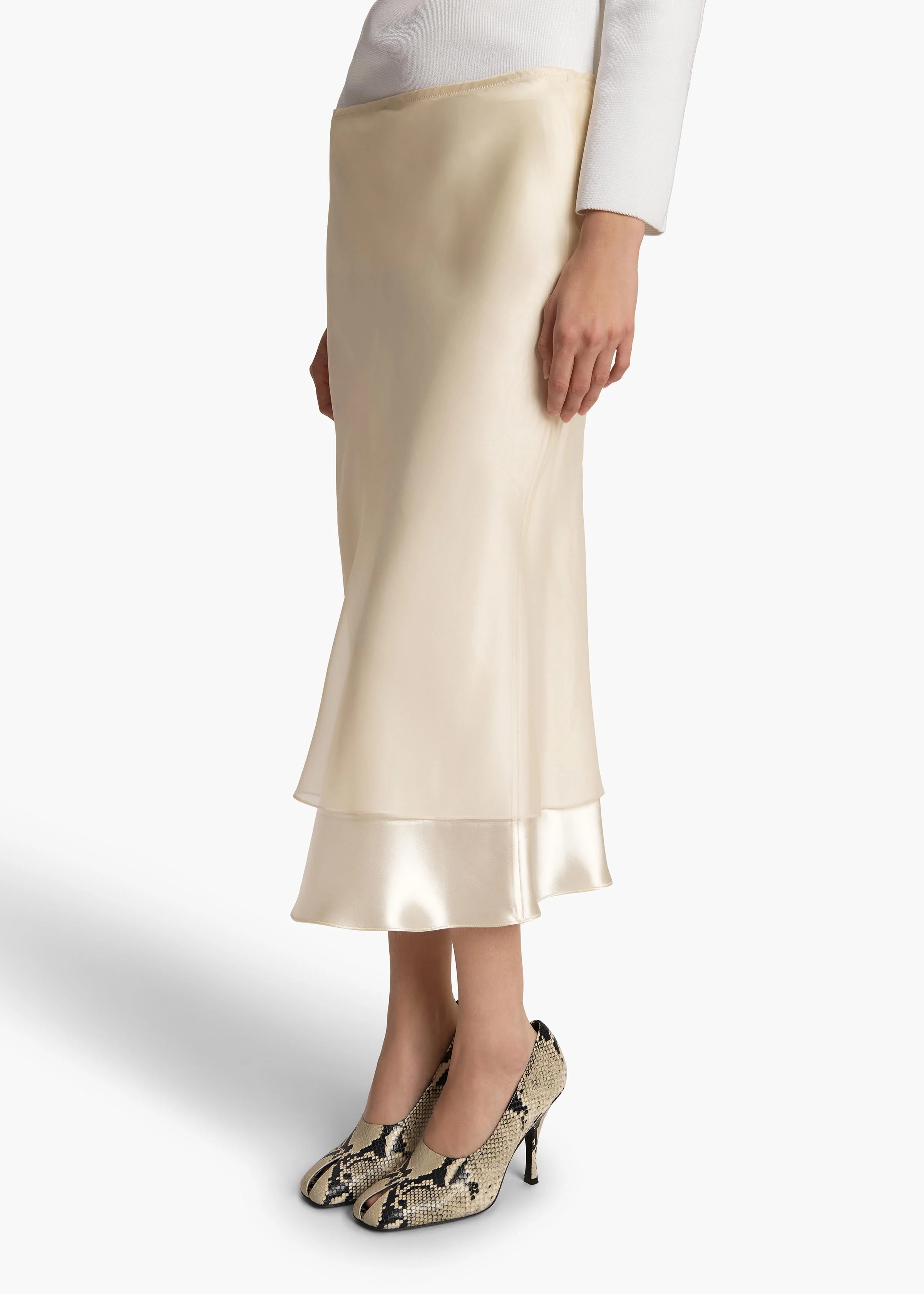Khaite - Monina Skirt in Cream - Image 12