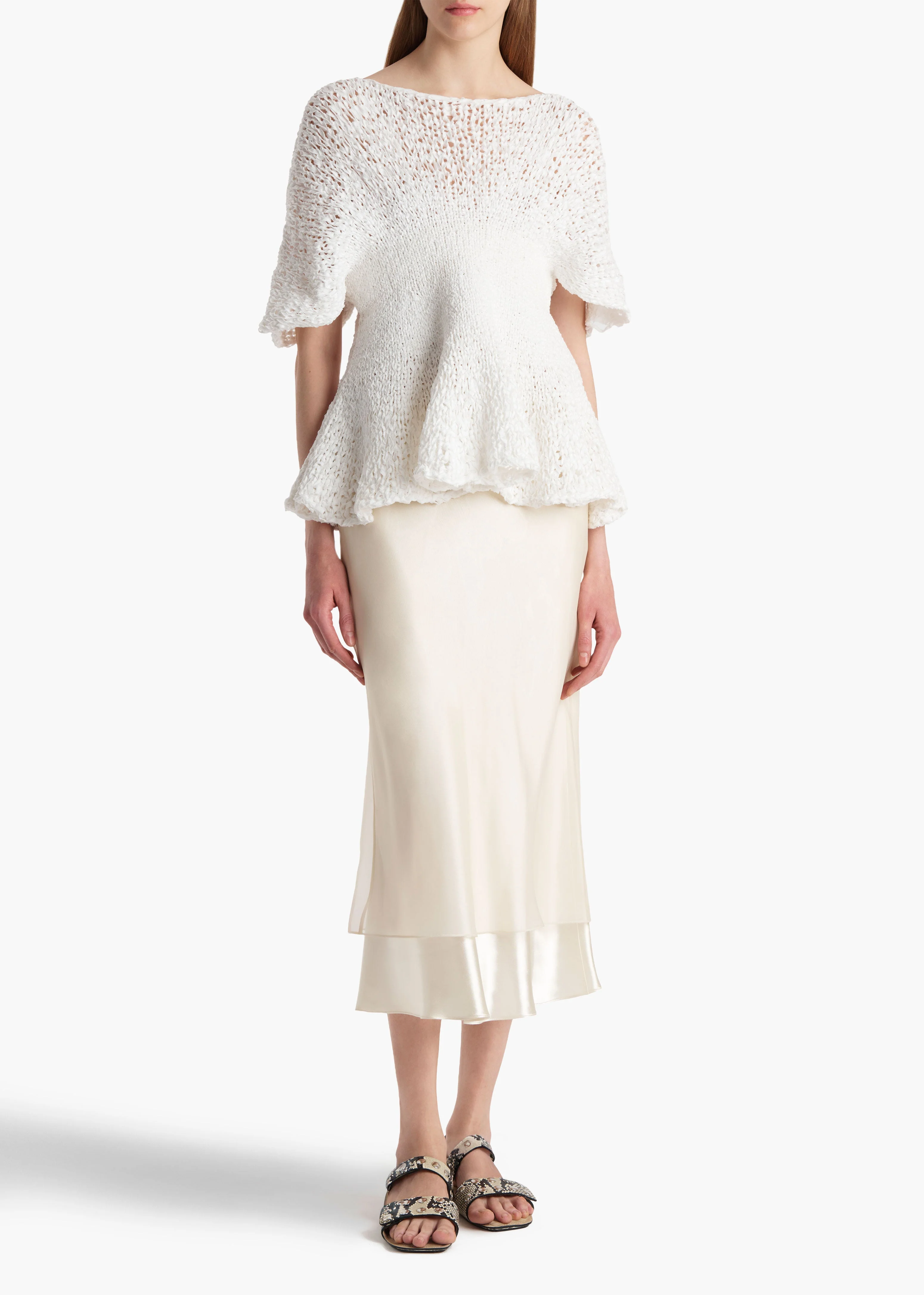 Khaite - Monina Skirt in Cream - Image 2