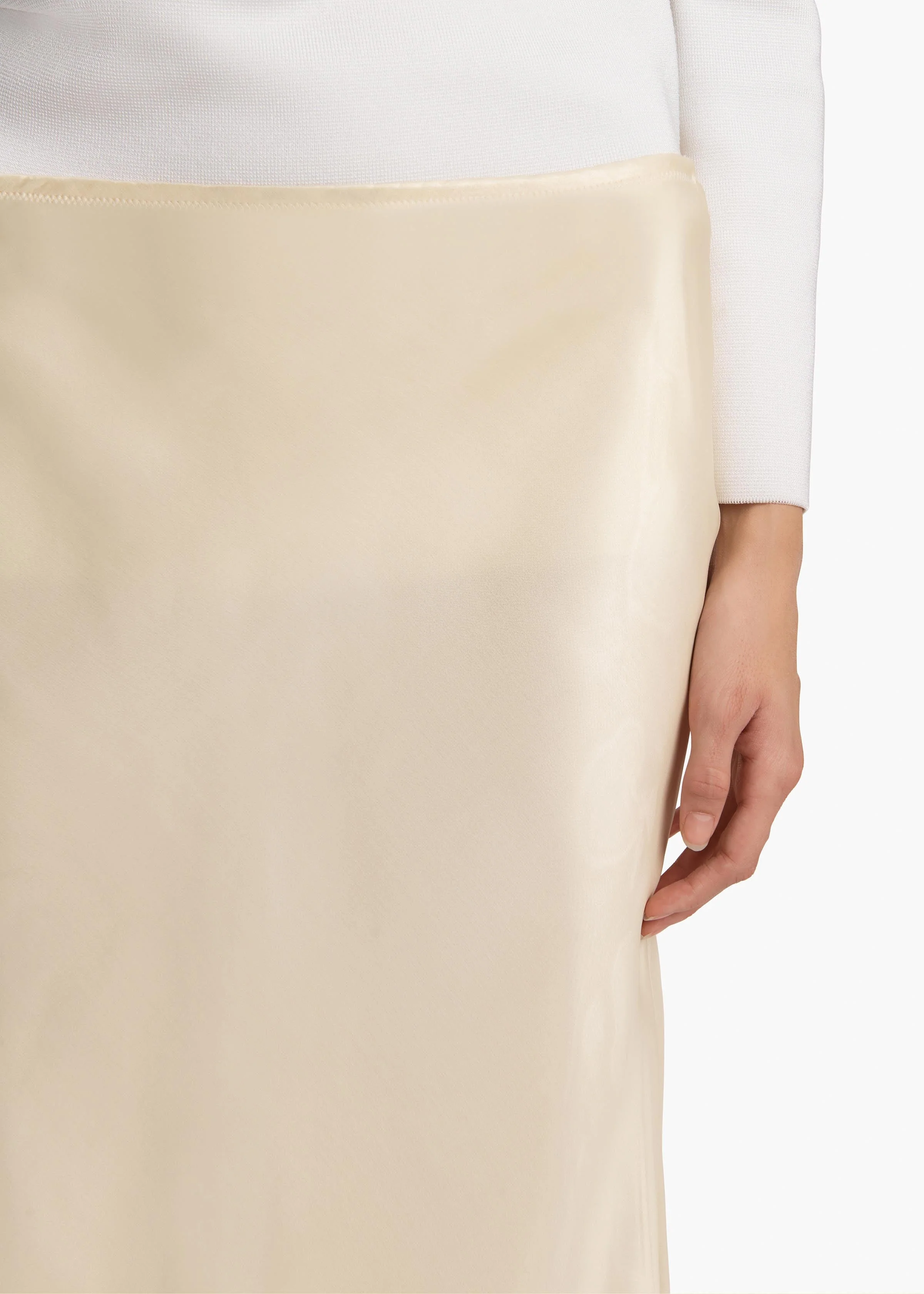 Khaite - Monina Skirt in Cream - Image 6