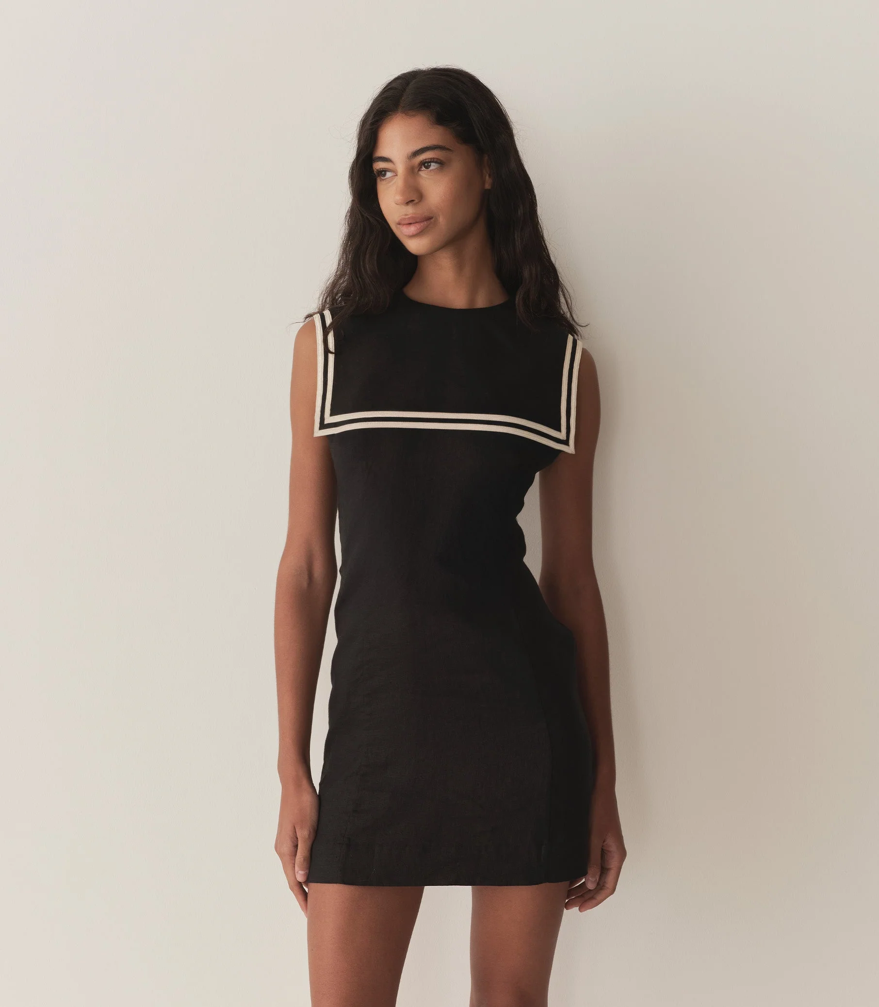 DÔEN - MONROE DRESS -- BLACK