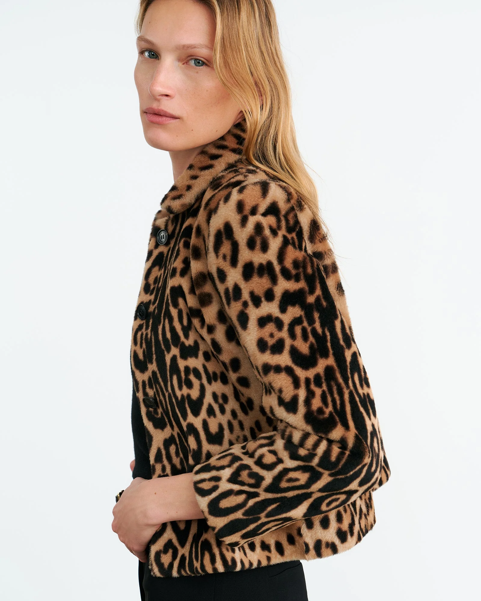 Nili Lotan - MONTMARTRE SHEARLING CROPPED JACKET - Image 3