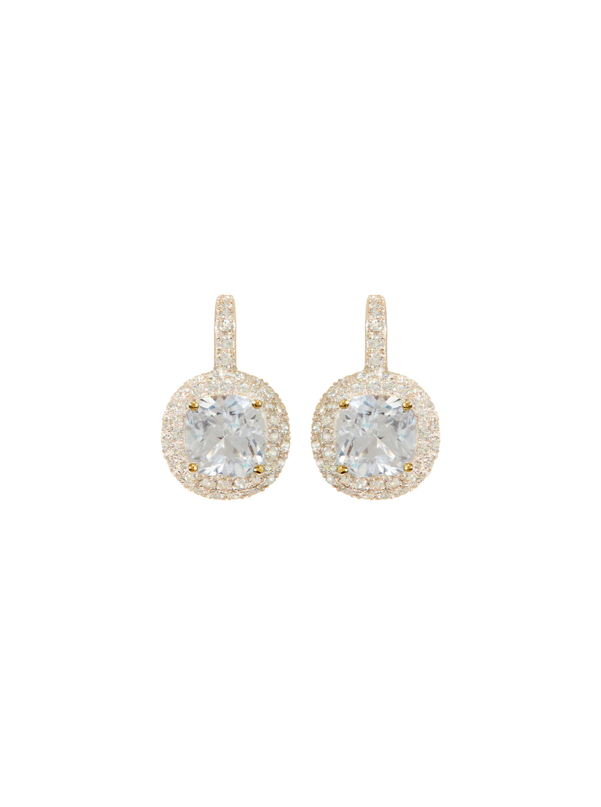 Dorsey - MOREAU EARRINGS IN LAB WHITE SAPPHIRE