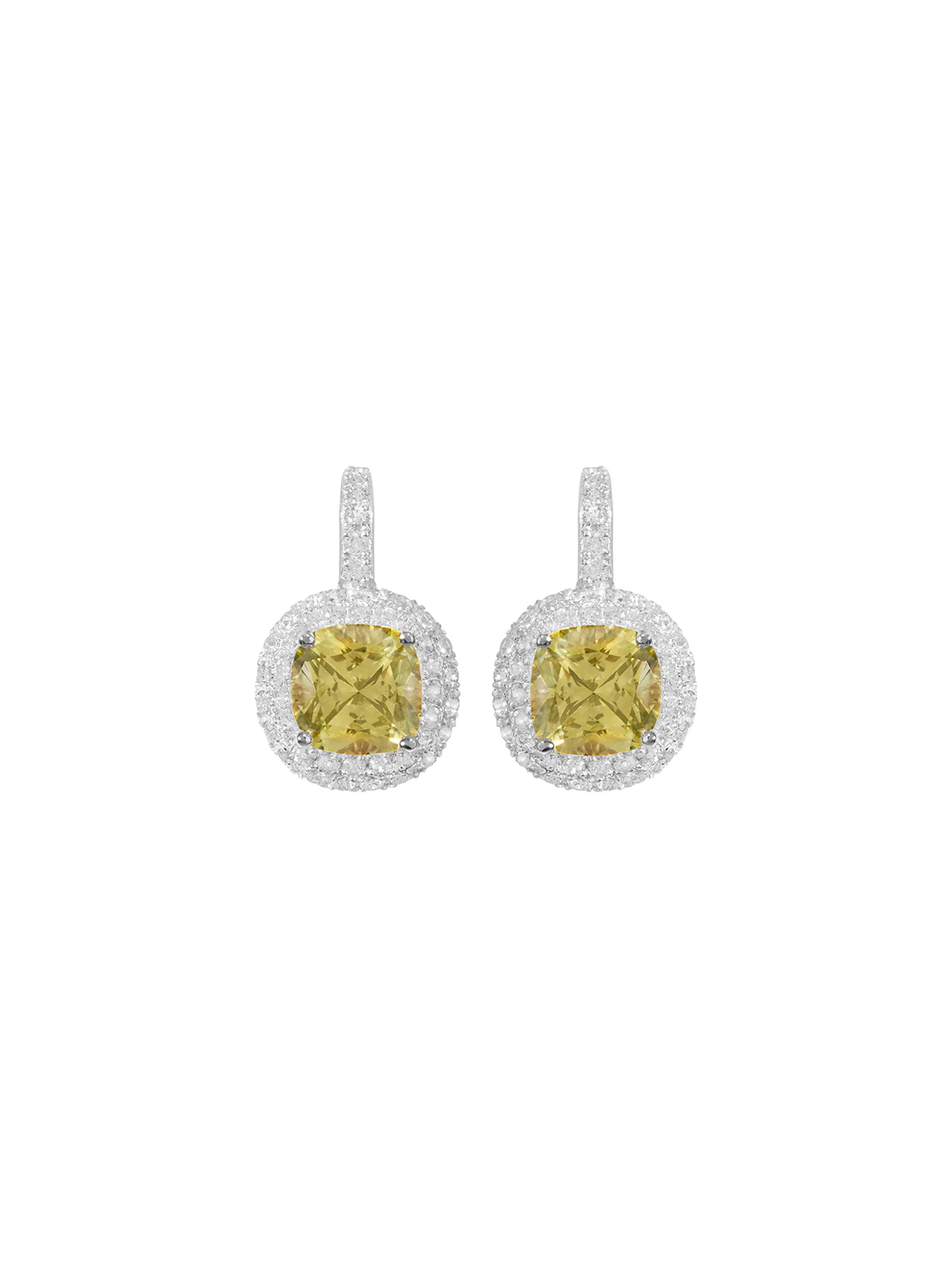 Dorsey - MOREAU EARRINGS IN LAB YELLOW SAPPHIRE
