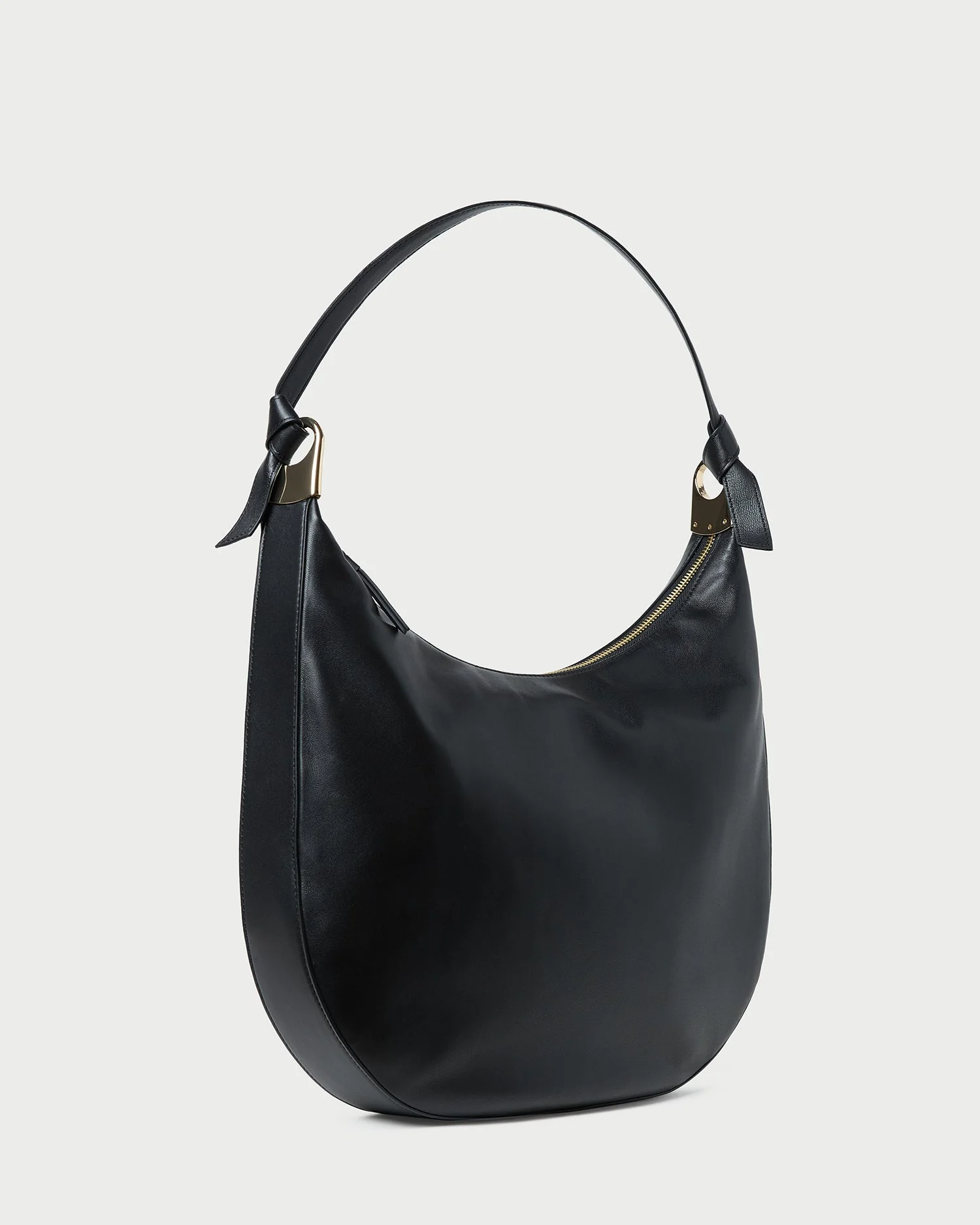 Loeffler Randall - Morgan Black Leather Shoulder Bag - Image 2