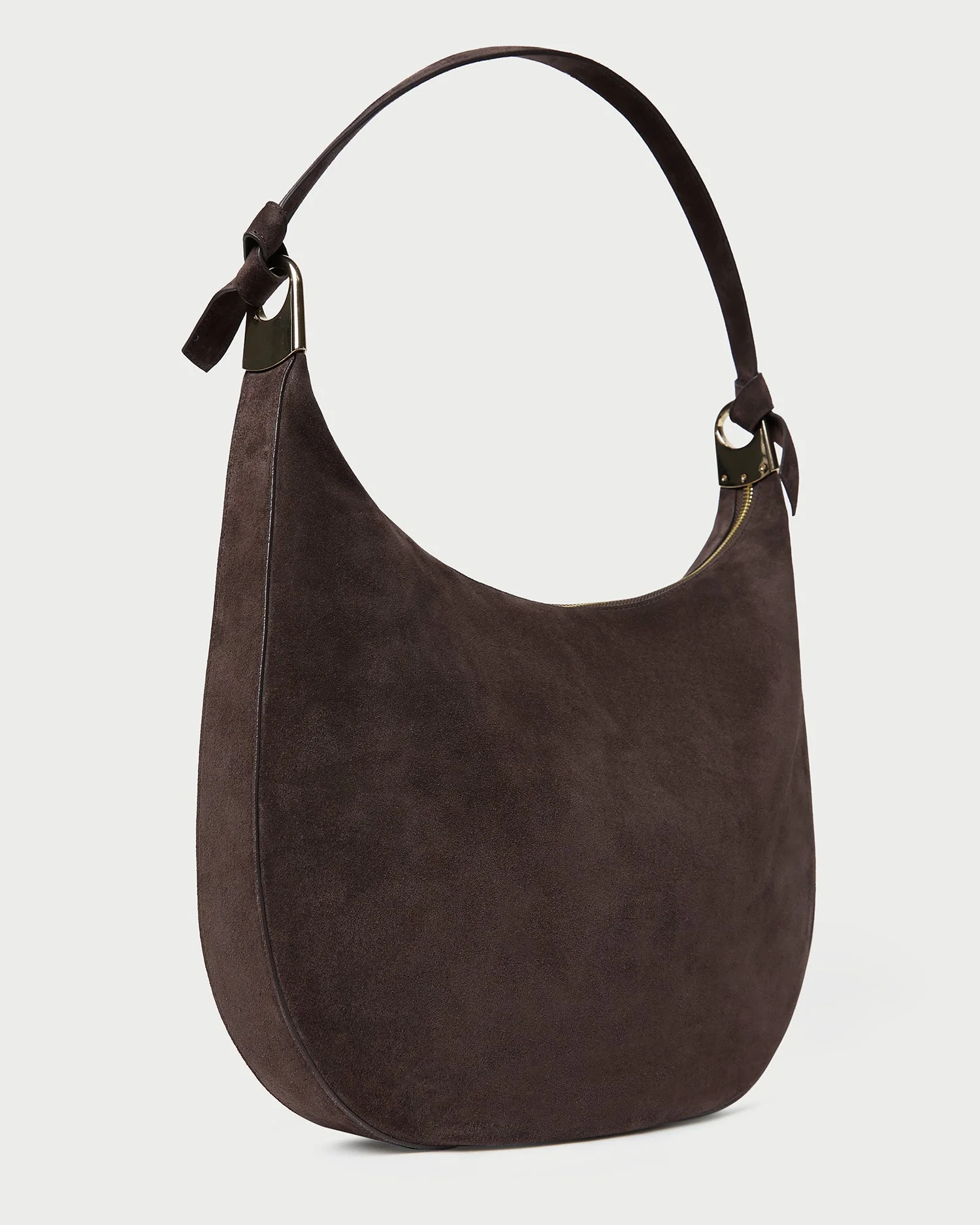 Loeffler Randall - Morgan Brown Suede Shoulder Bag - Image 2