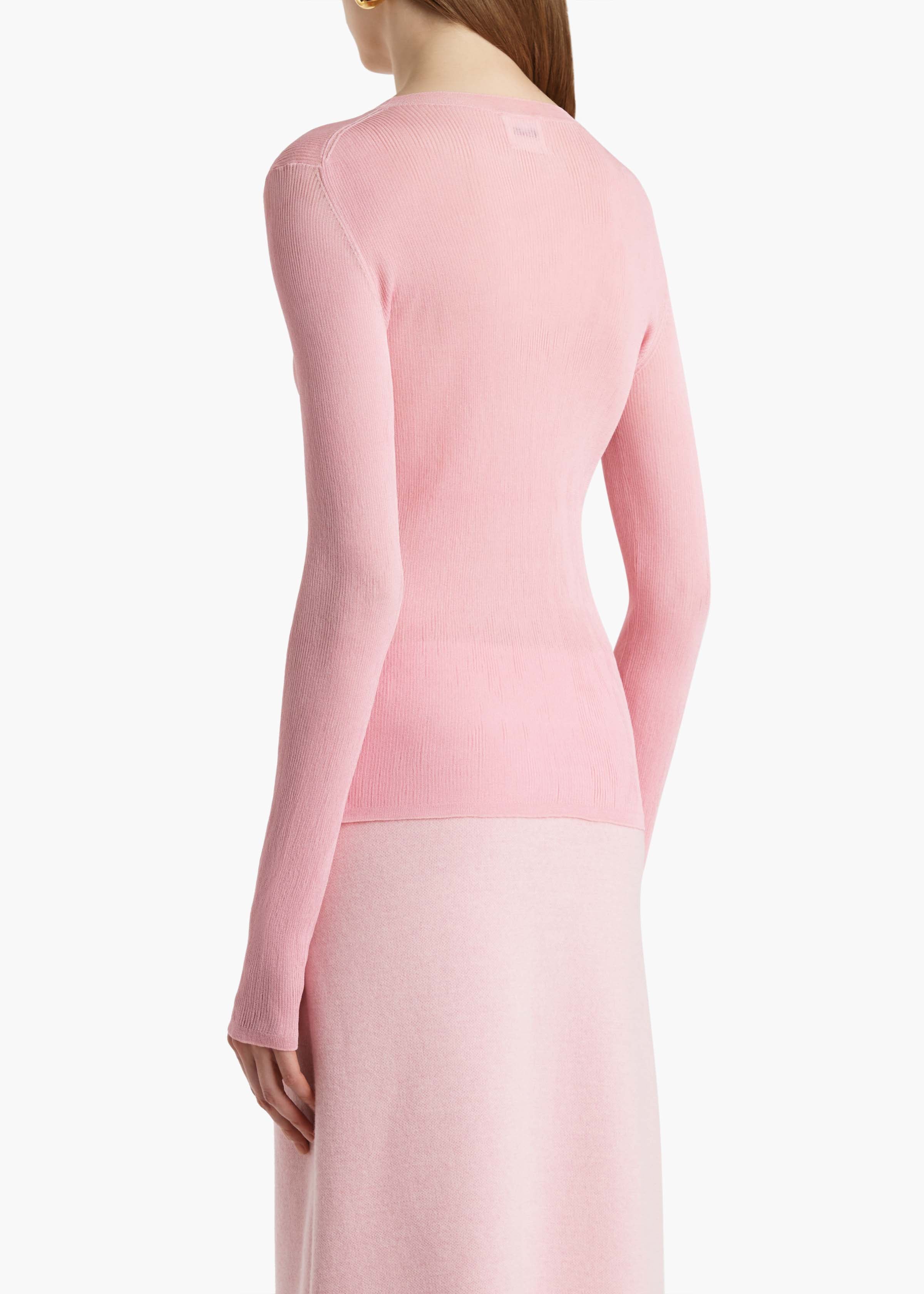 Khaite - Mosi Top in Rosewater - Image 4