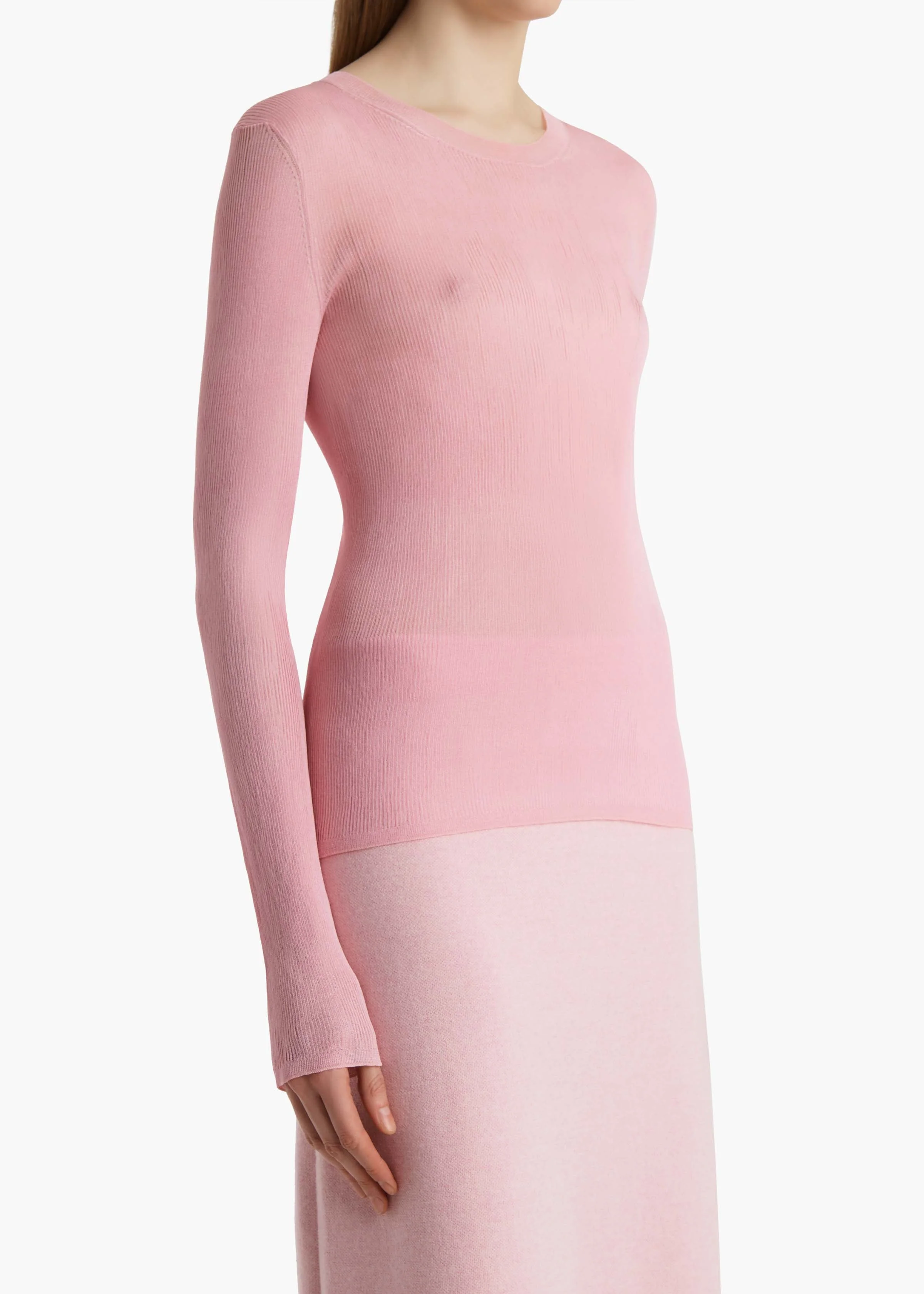 Khaite - Mosi Top in Rosewater - Image 5