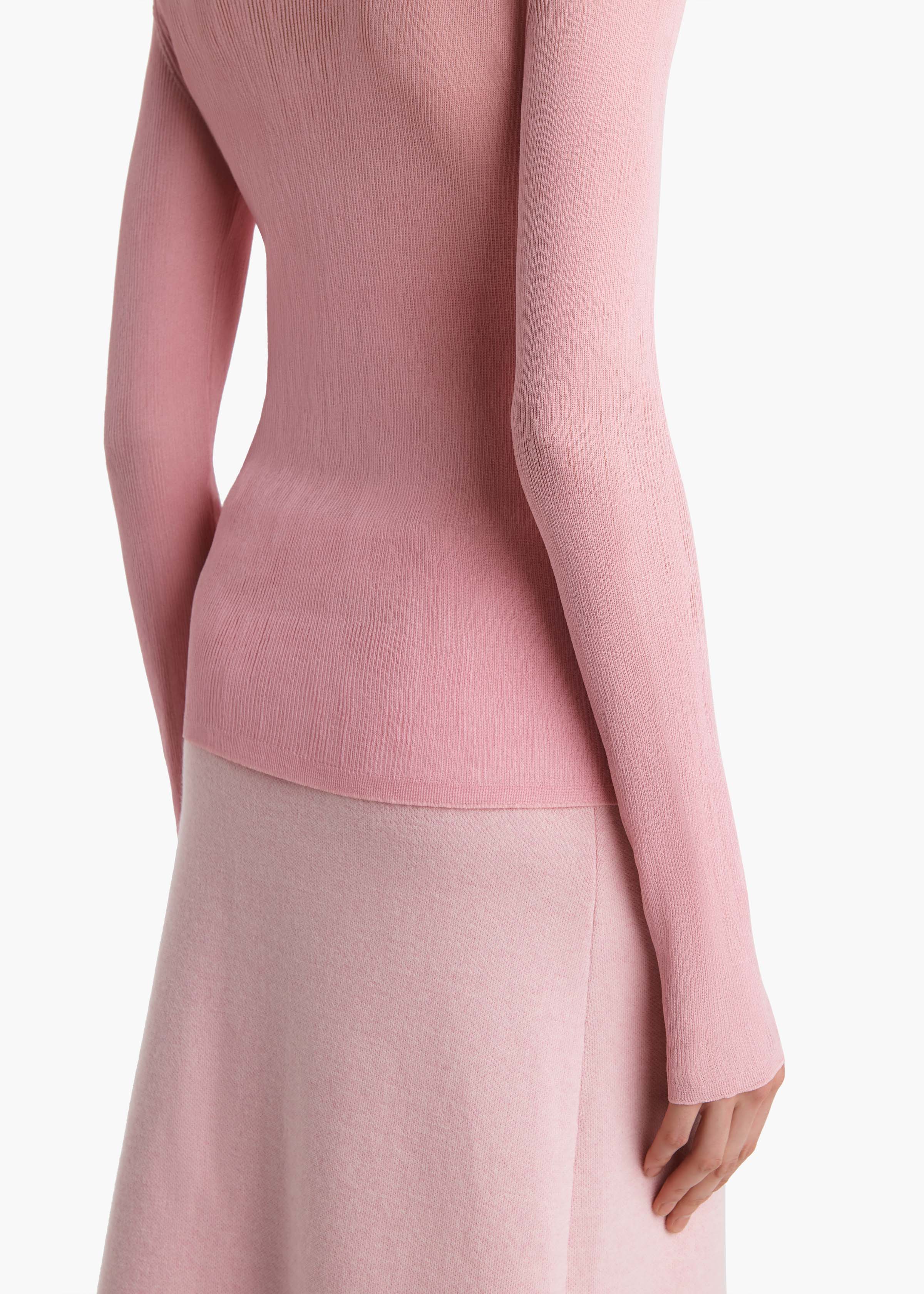 Khaite - Mosi Top in Rosewater - Image 6