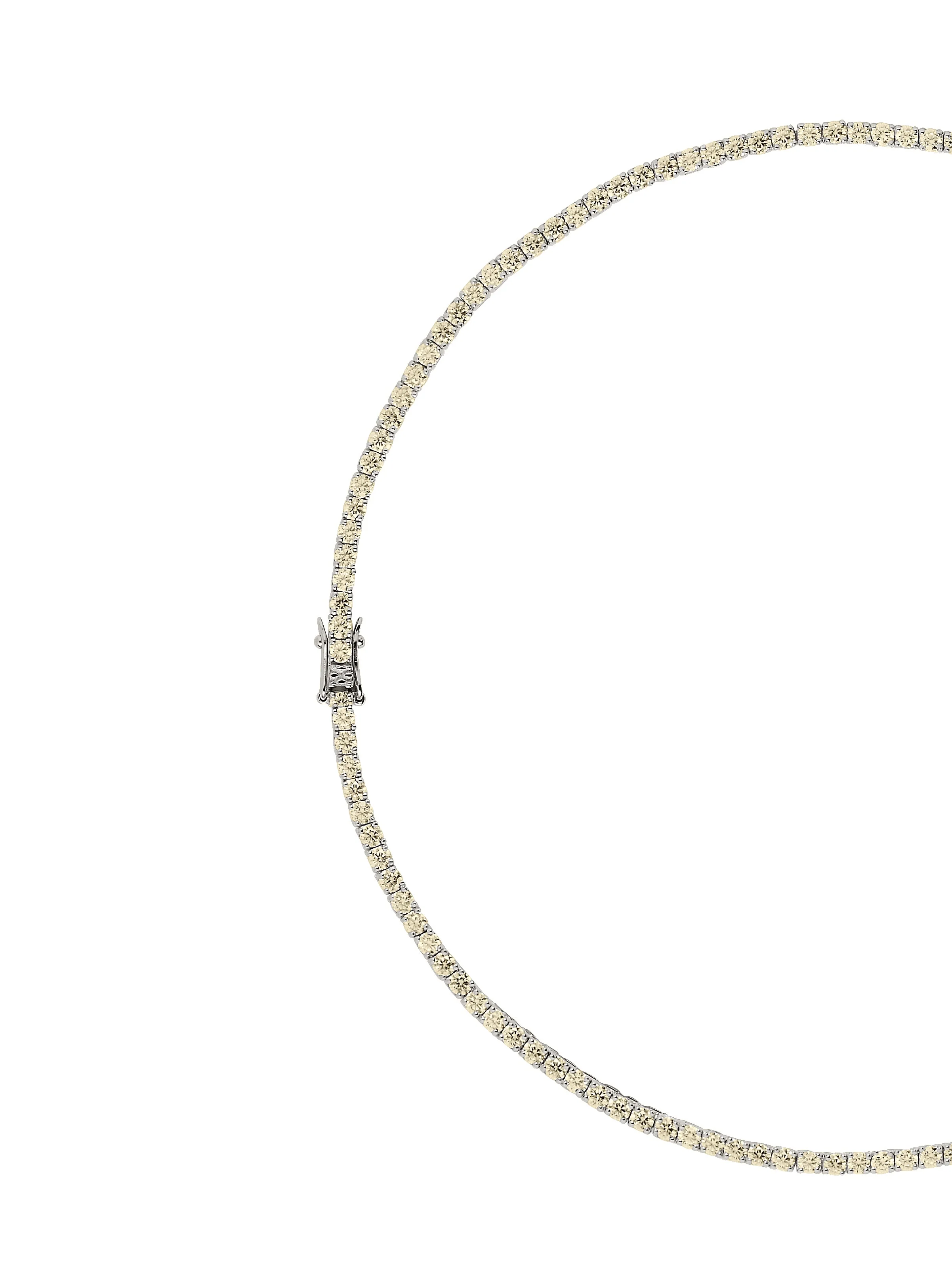 Dorsey - MOSS RIVIÈRE NECKLACE IN 3MM HONEY MOISSANITE - Image 2