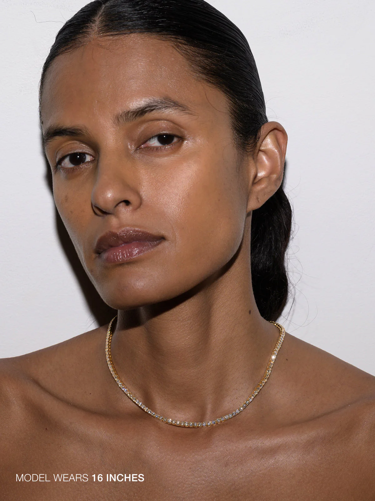 Dorsey - MOSS RIVIÈRE NECKLACE IN 3MM HONEY MOISSANITE - Image 3