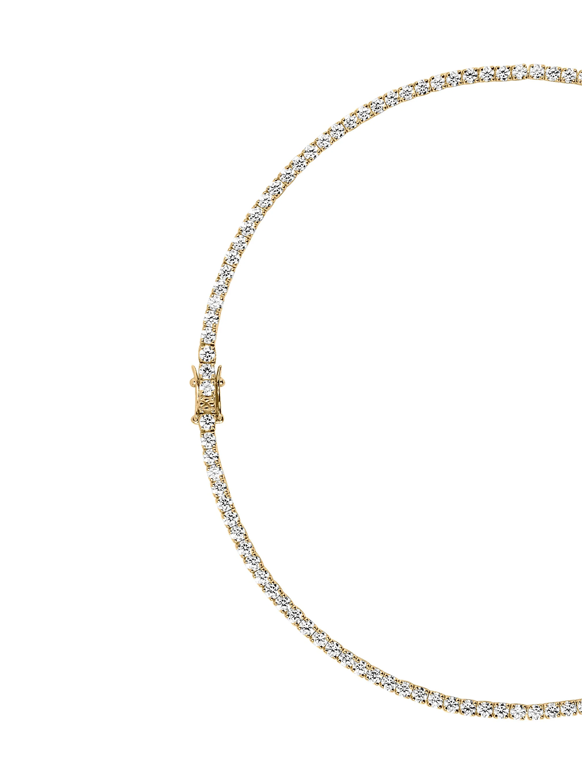 Dorsey - MOSS RIVIÈRE NECKLACE IN 3MM MOISSANITE - Image 2