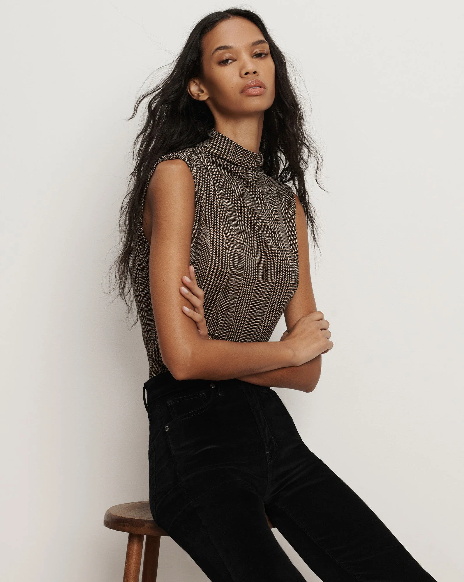 Veronica Beard - Mylie Mock - Neck Tank Top