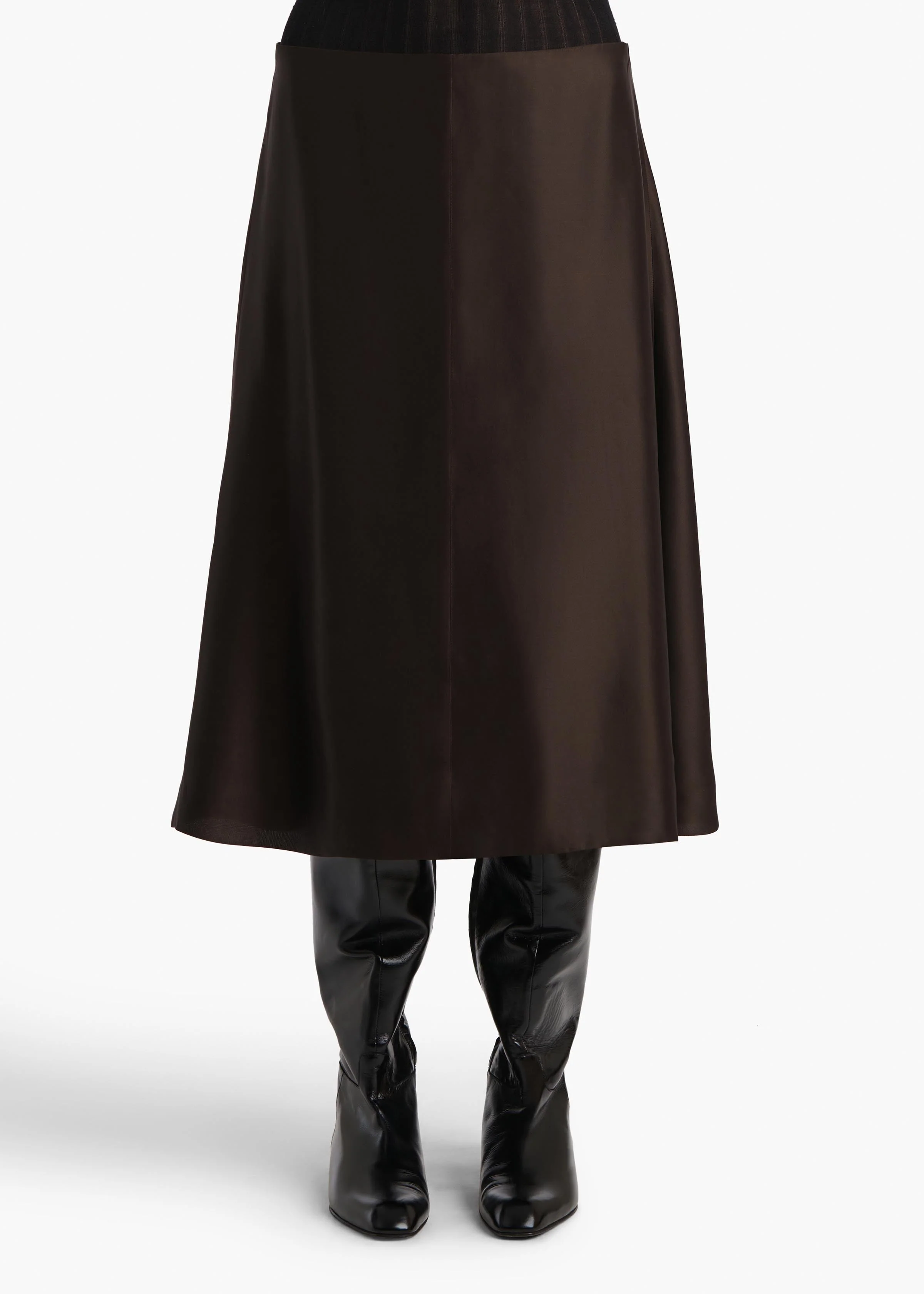 Khaite - Nania Skirt in Bark - Image 3