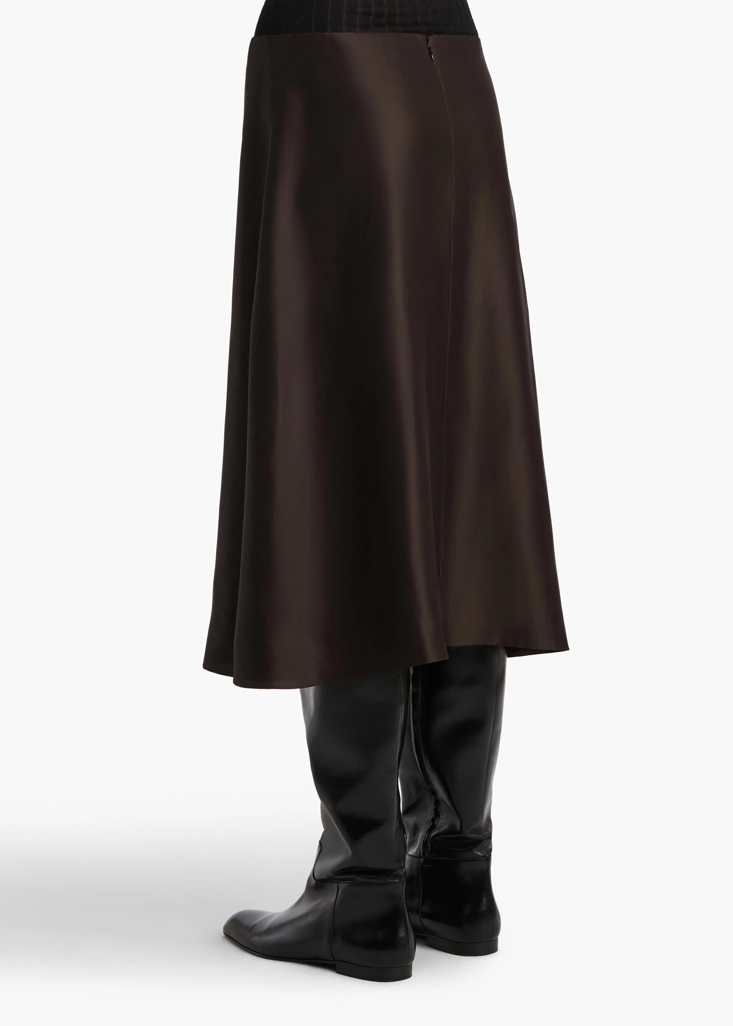 Khaite - Nania Skirt in Bark - Image 4
