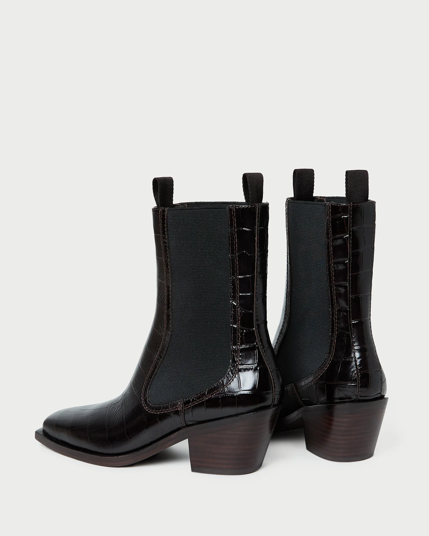 Loeffler Randall - Nat Crocodile Leather Ankle Boot - Image 5