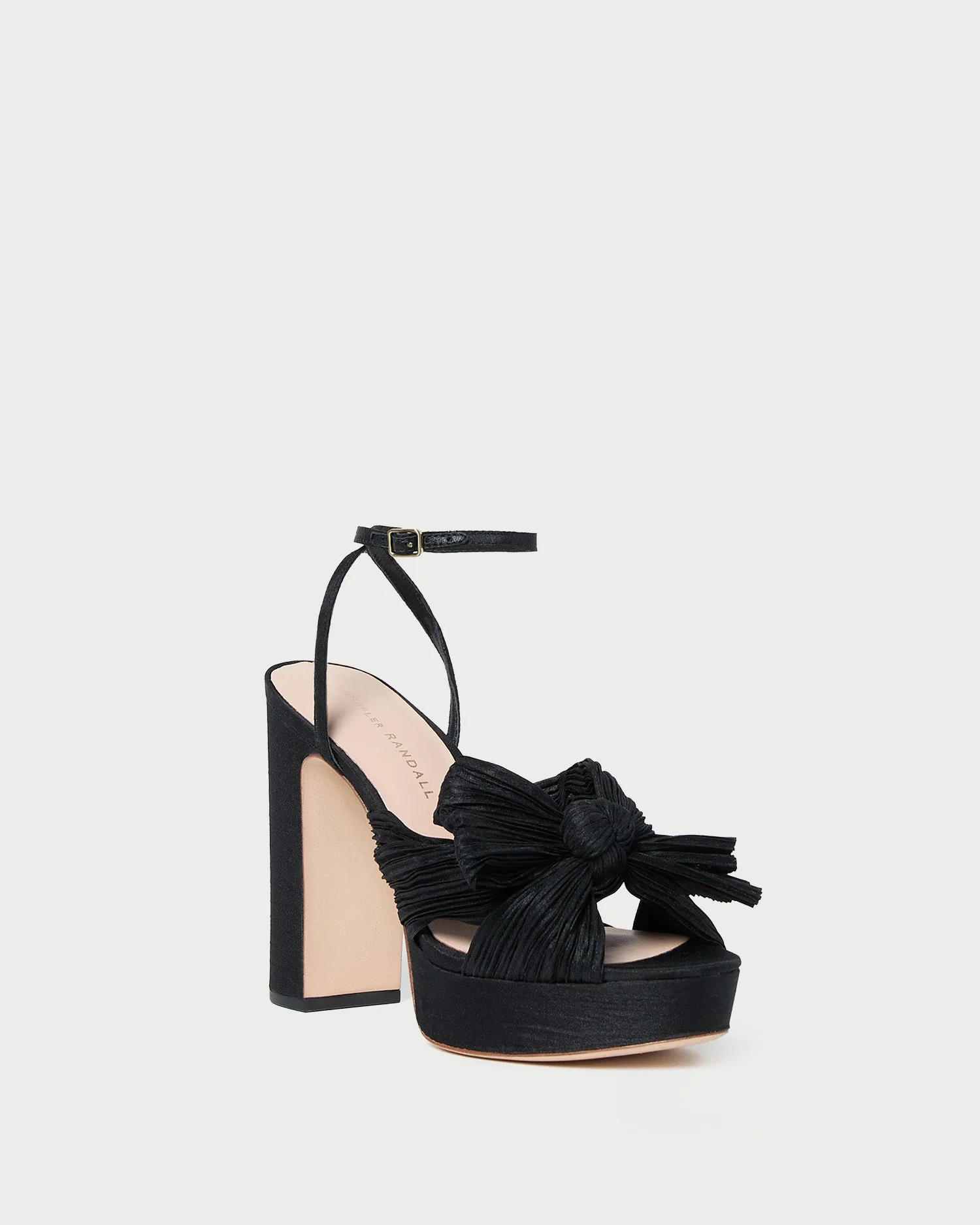 Loeffler Randall - Natalia Black Platform Bow Heel