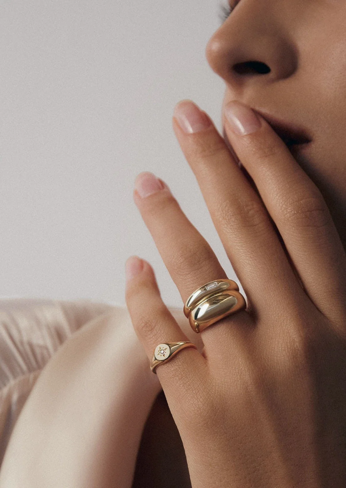 Kinn - Natalie Dome Ring Diamond - Image 3