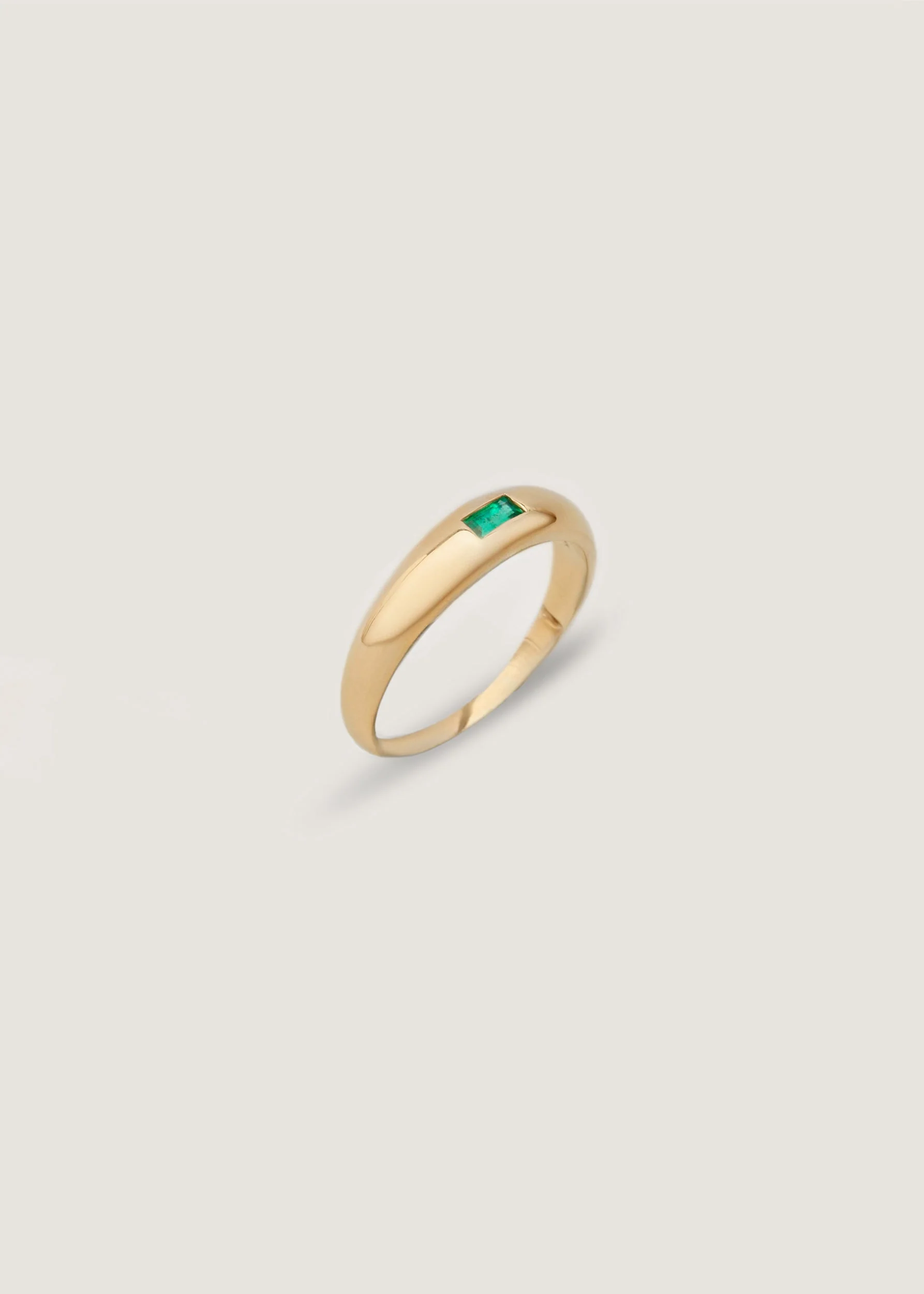 Kinn - Natalie Dome Ring Emerald - Image 3