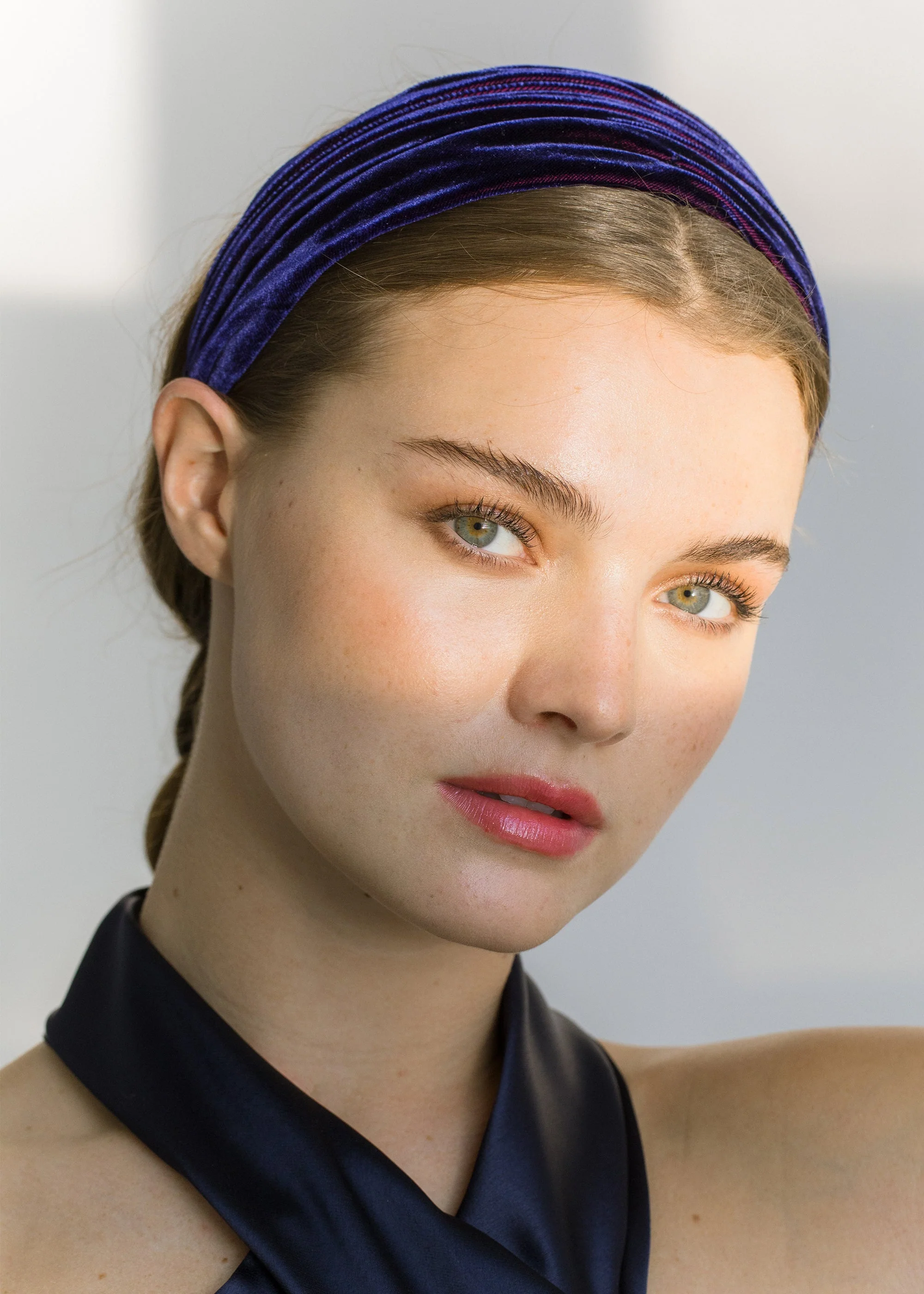 Jennifer Behr - Natasha Velvet Headband - Image 2