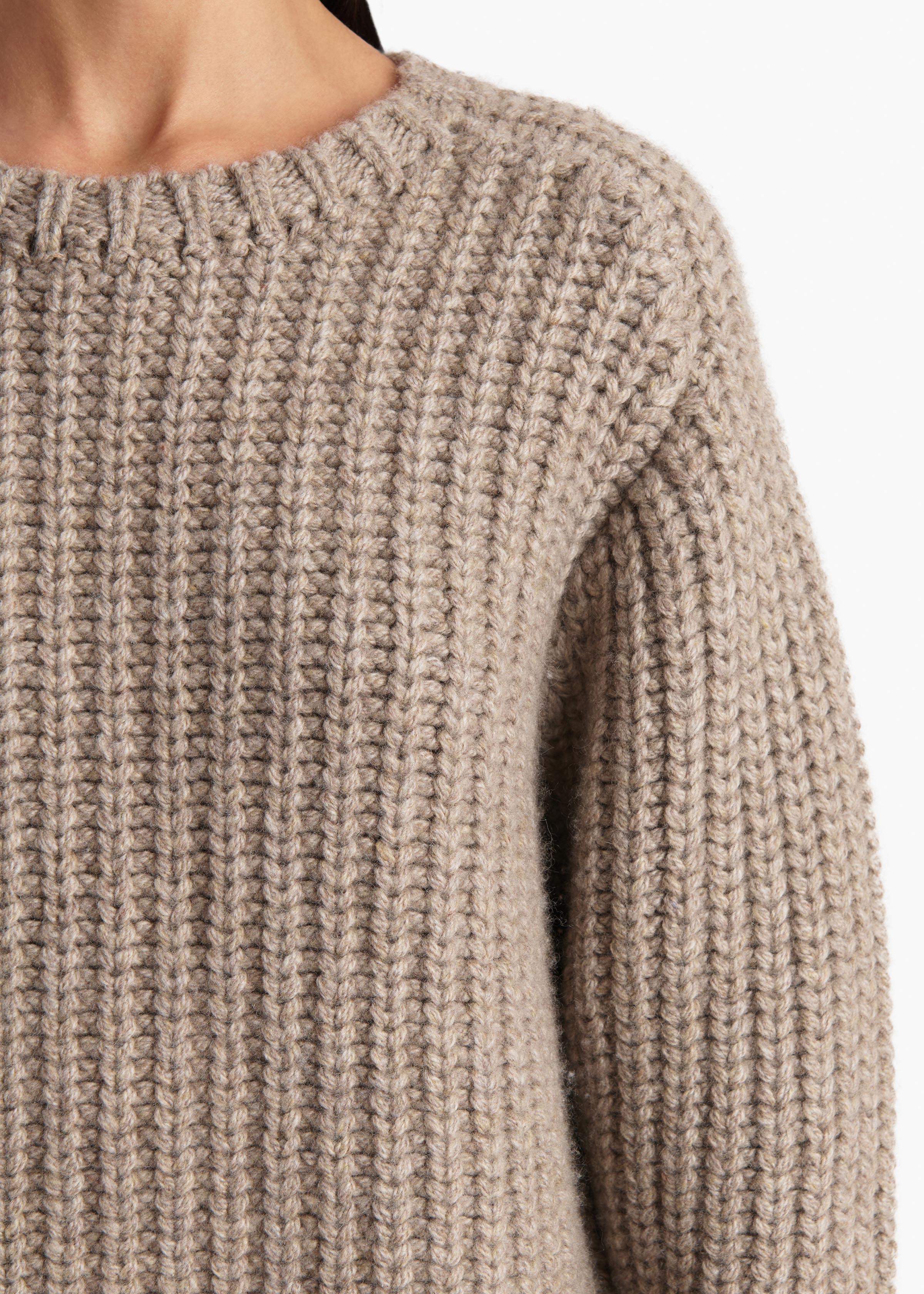 Khaite - Natt Sweater in Sepia - Image 6