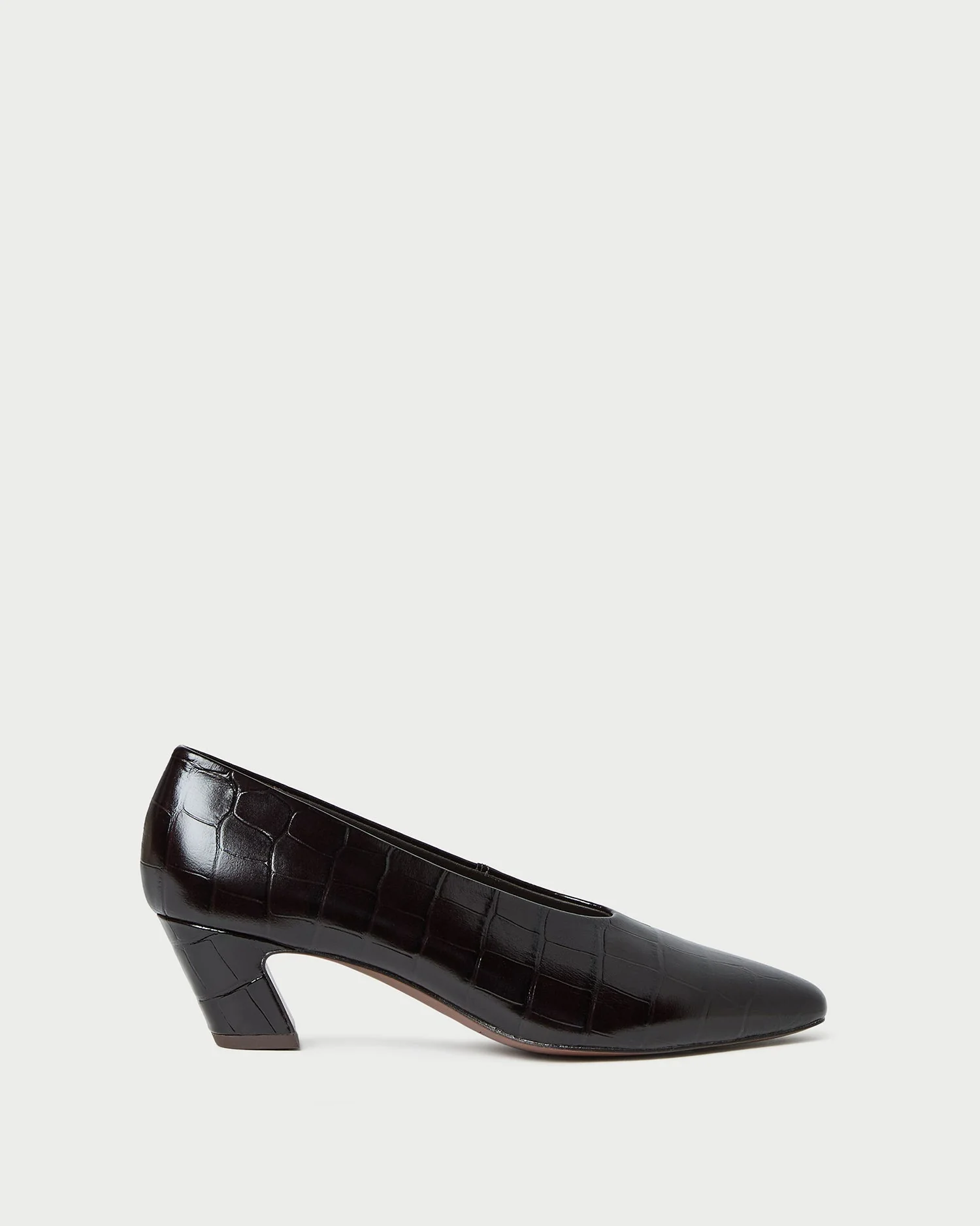 Loeffler Randall - Neive Crocodile Leather Low Pump