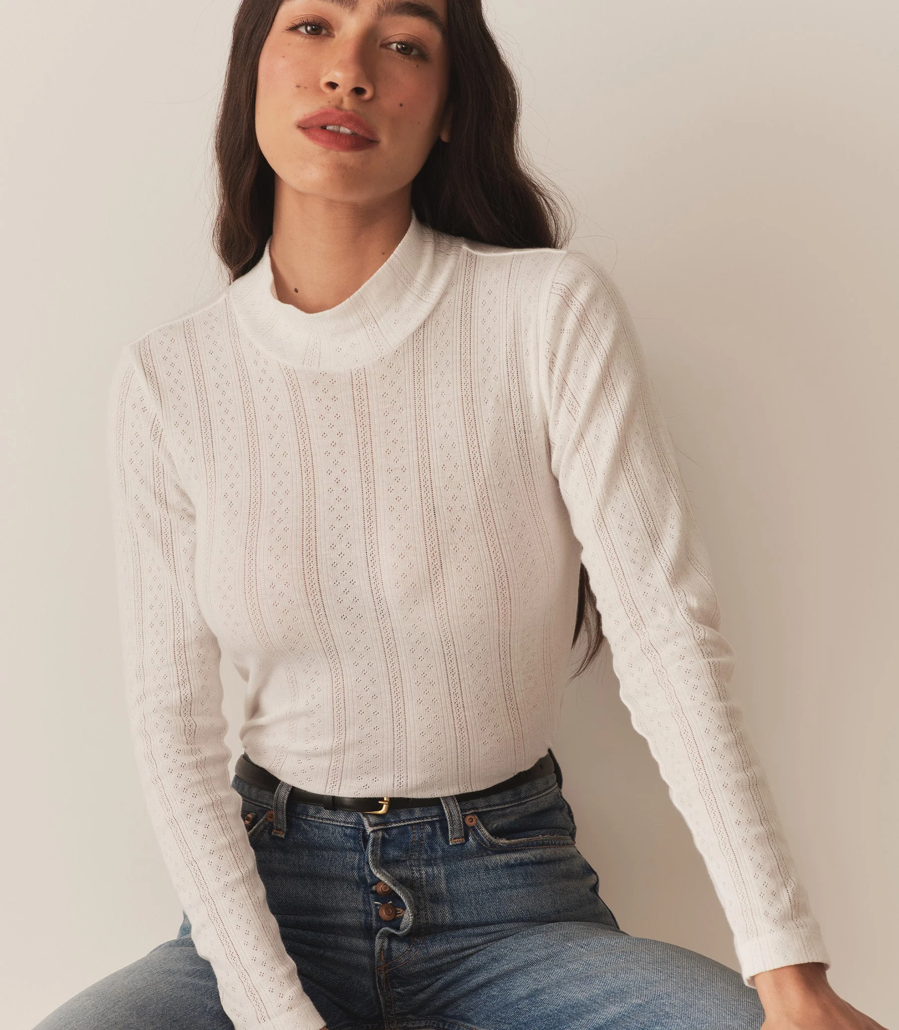 DÔEN - NESSA TEE -- SALT