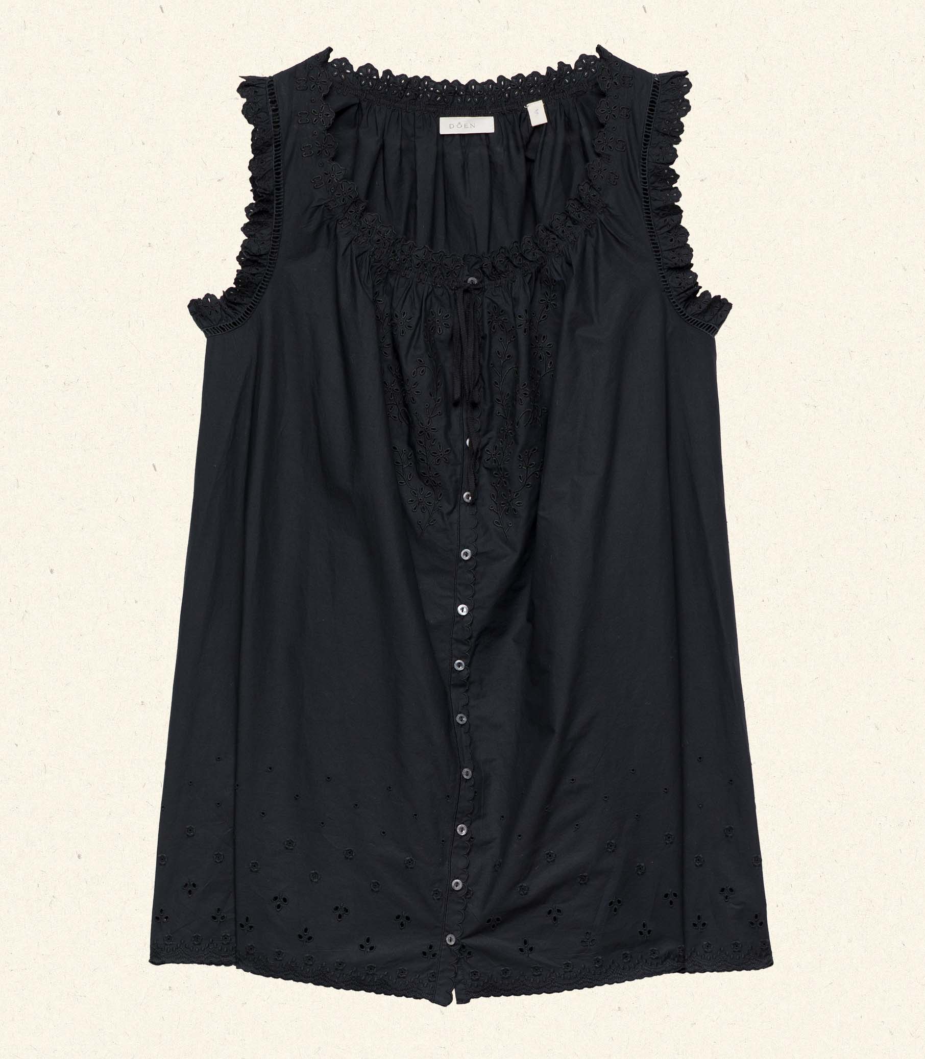 DÔEN - NESSIE DRESS -- BLACK - Image 6