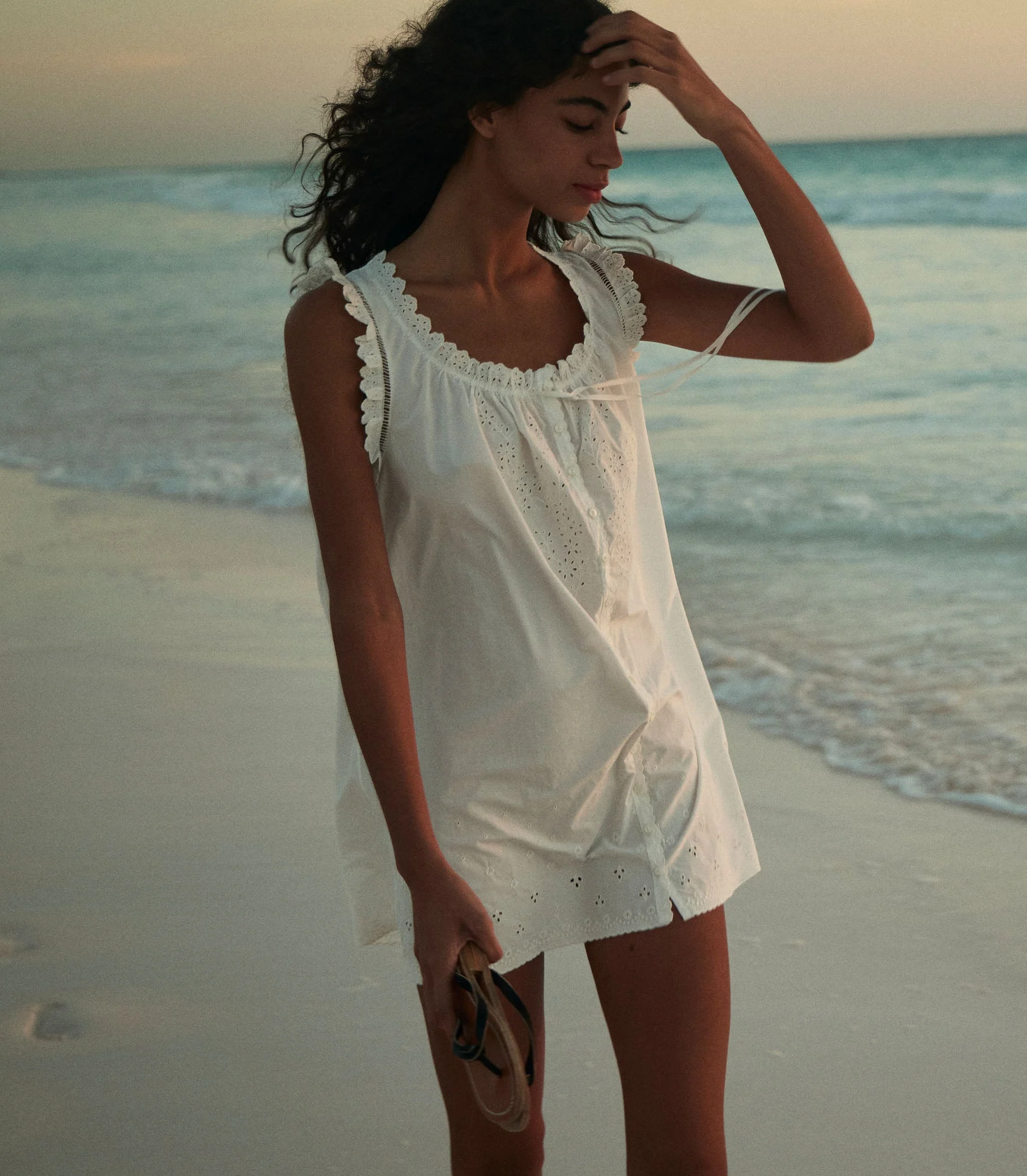 DÔEN - NESSIE DRESS -- SALT - Image 3