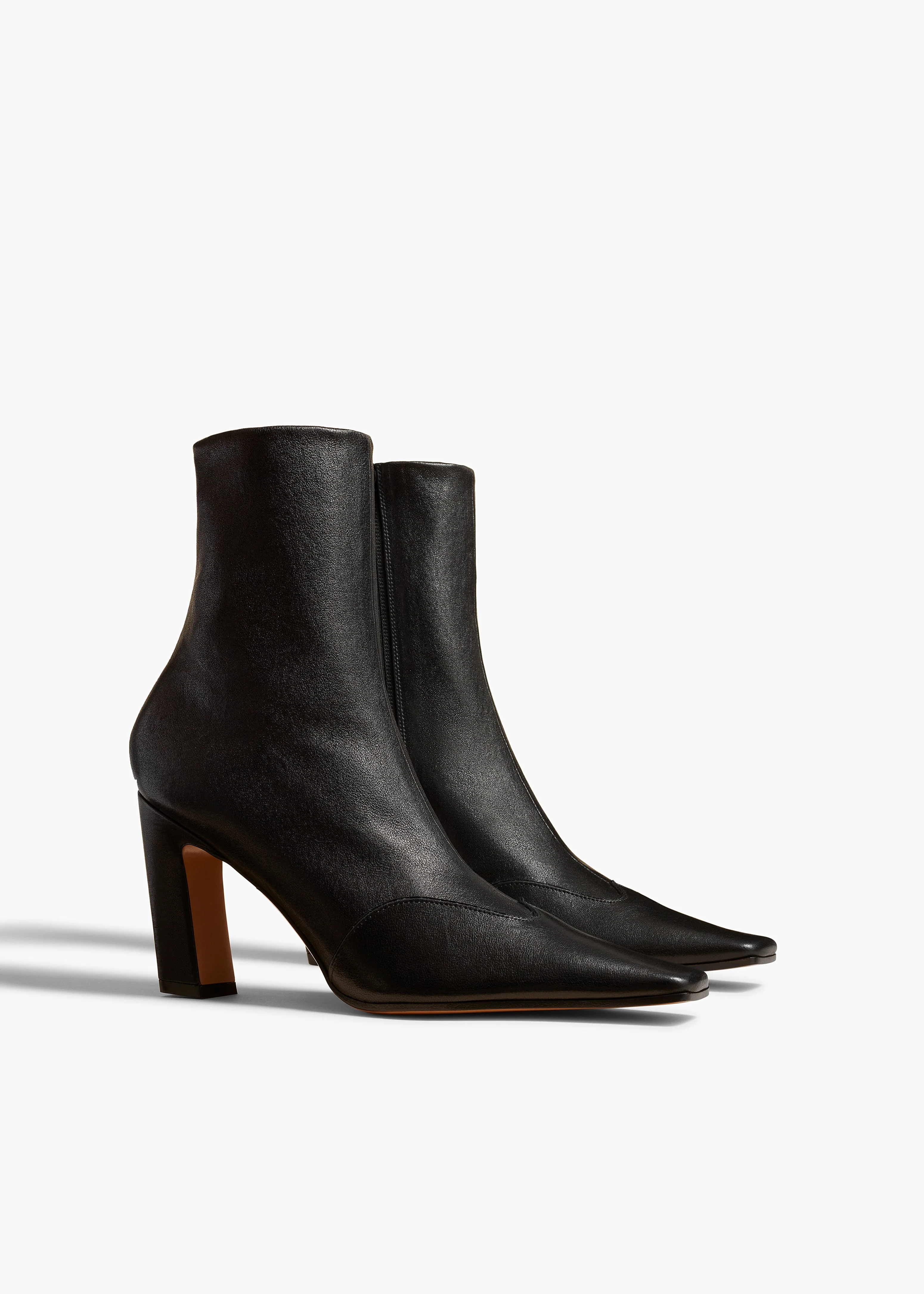Khaite - Nevada Stretch High Boot in Black Nappa Leather - Image 2