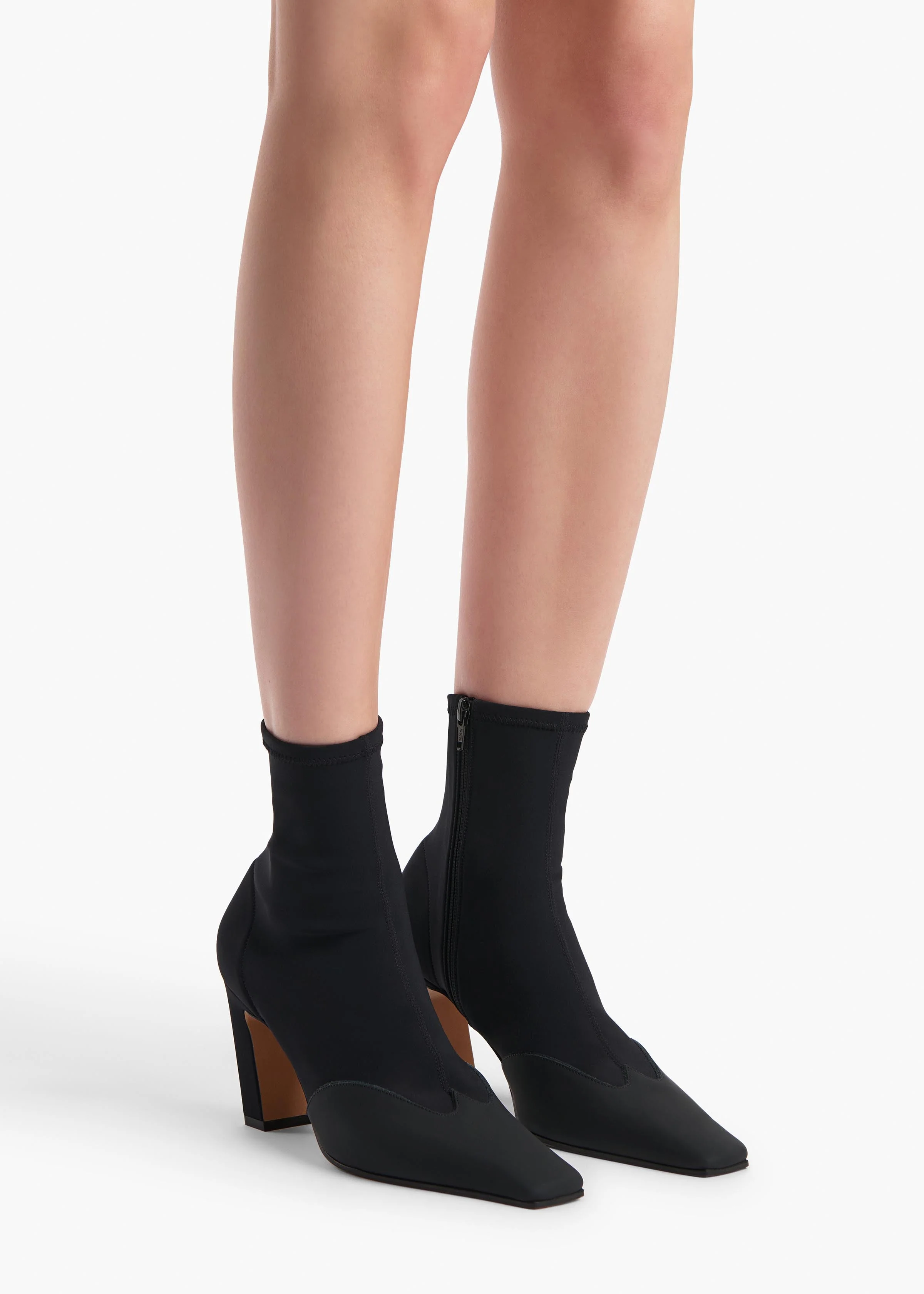 Khaite - Nevada Stretch High Boot in Black Nylon - Image 5
