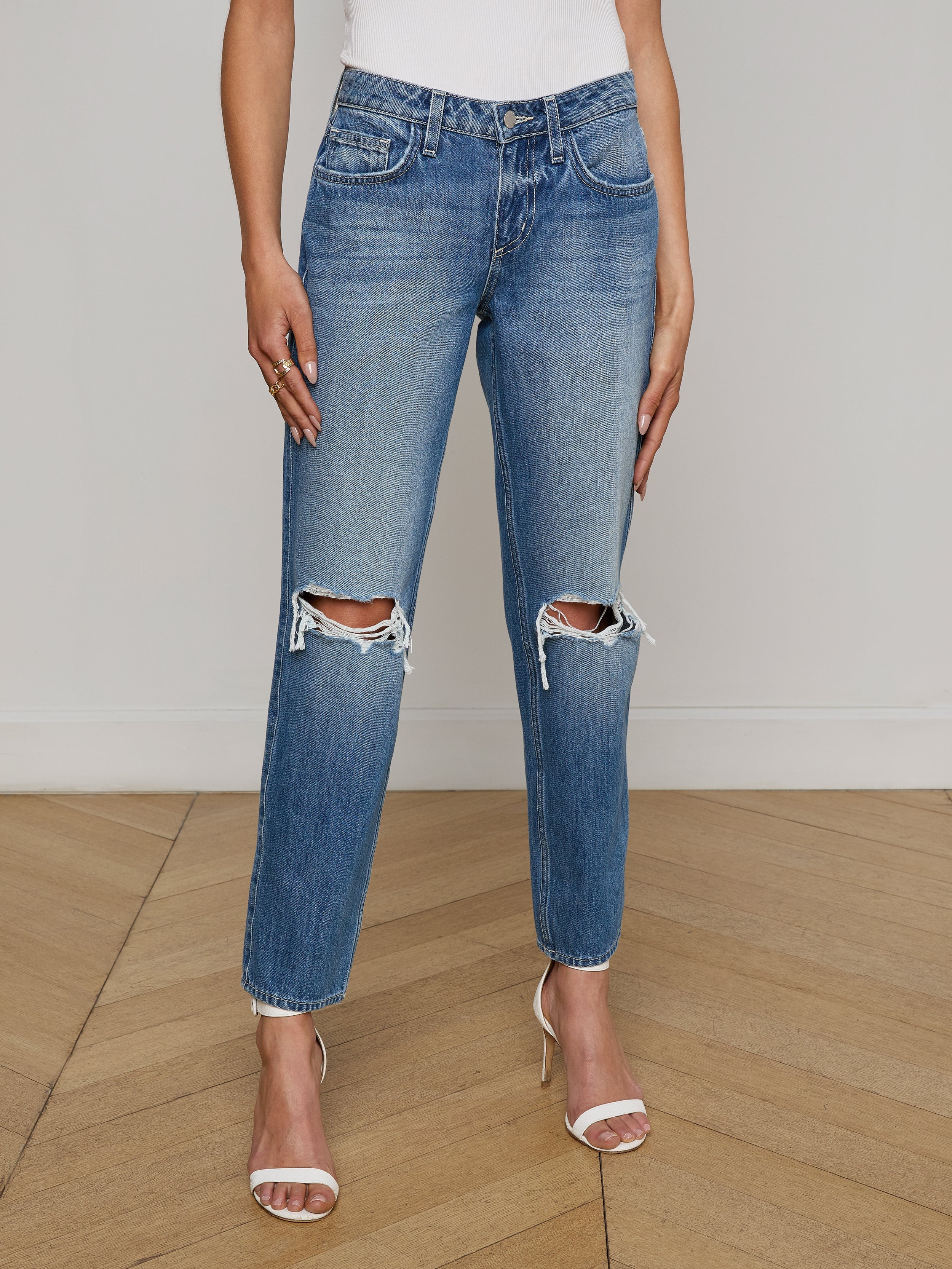 L'AGENCE - Nevia Slouchy Straight - Leg Jean - Image 2