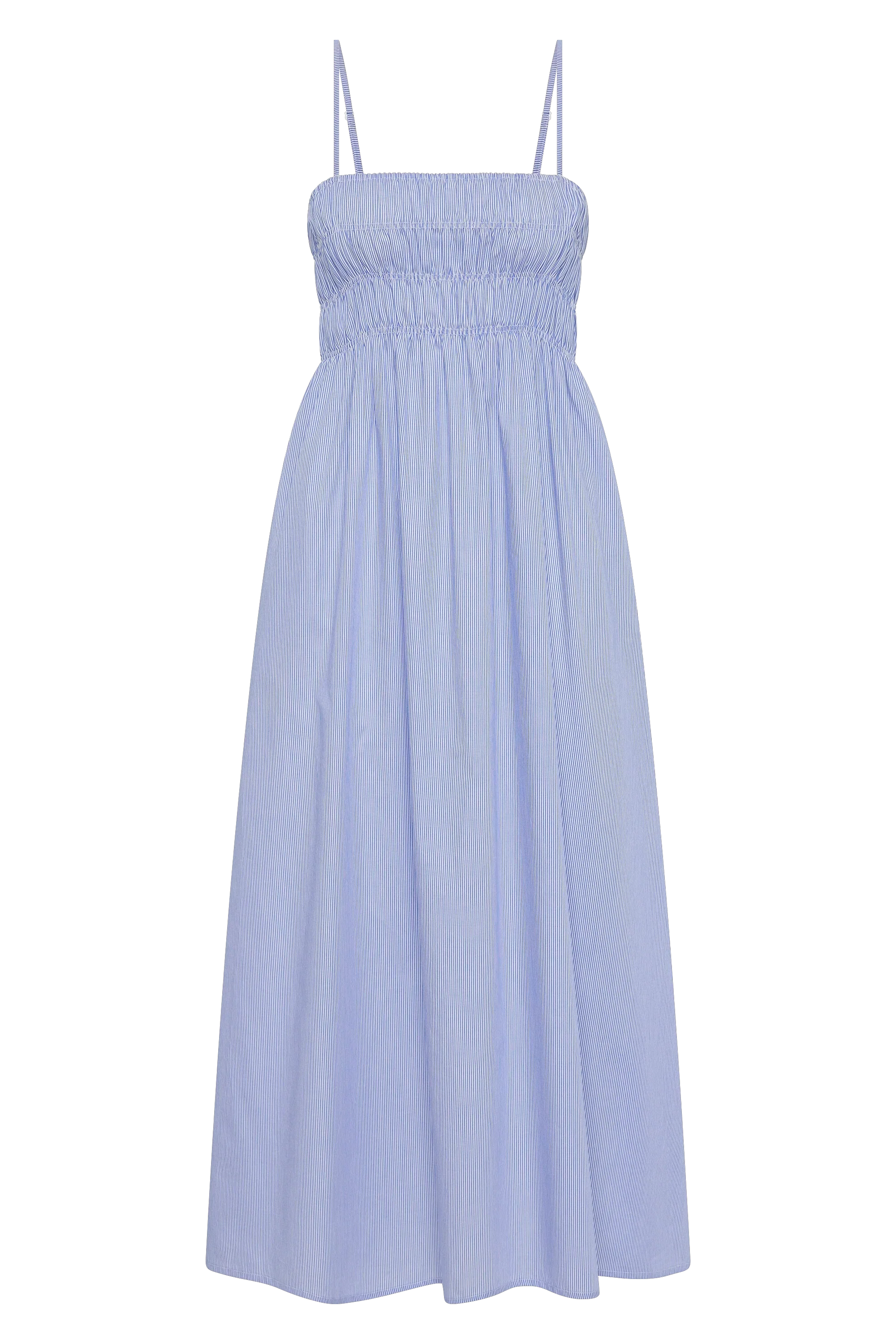 Faithfull - Nica Midi Dress Soft Blue Stripe - Final Sale - Image 6