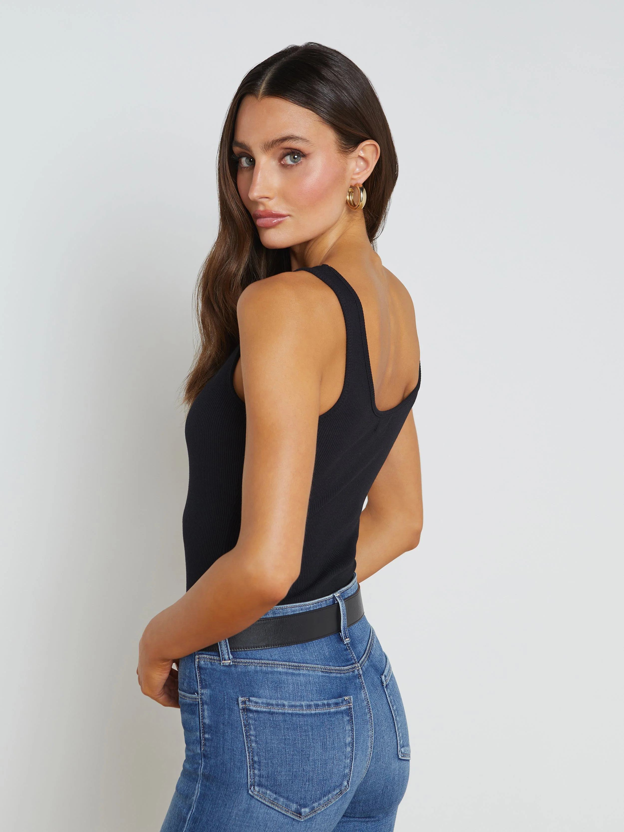 L'AGENCE - Nica Scoopneck Bodysuit - Image 4