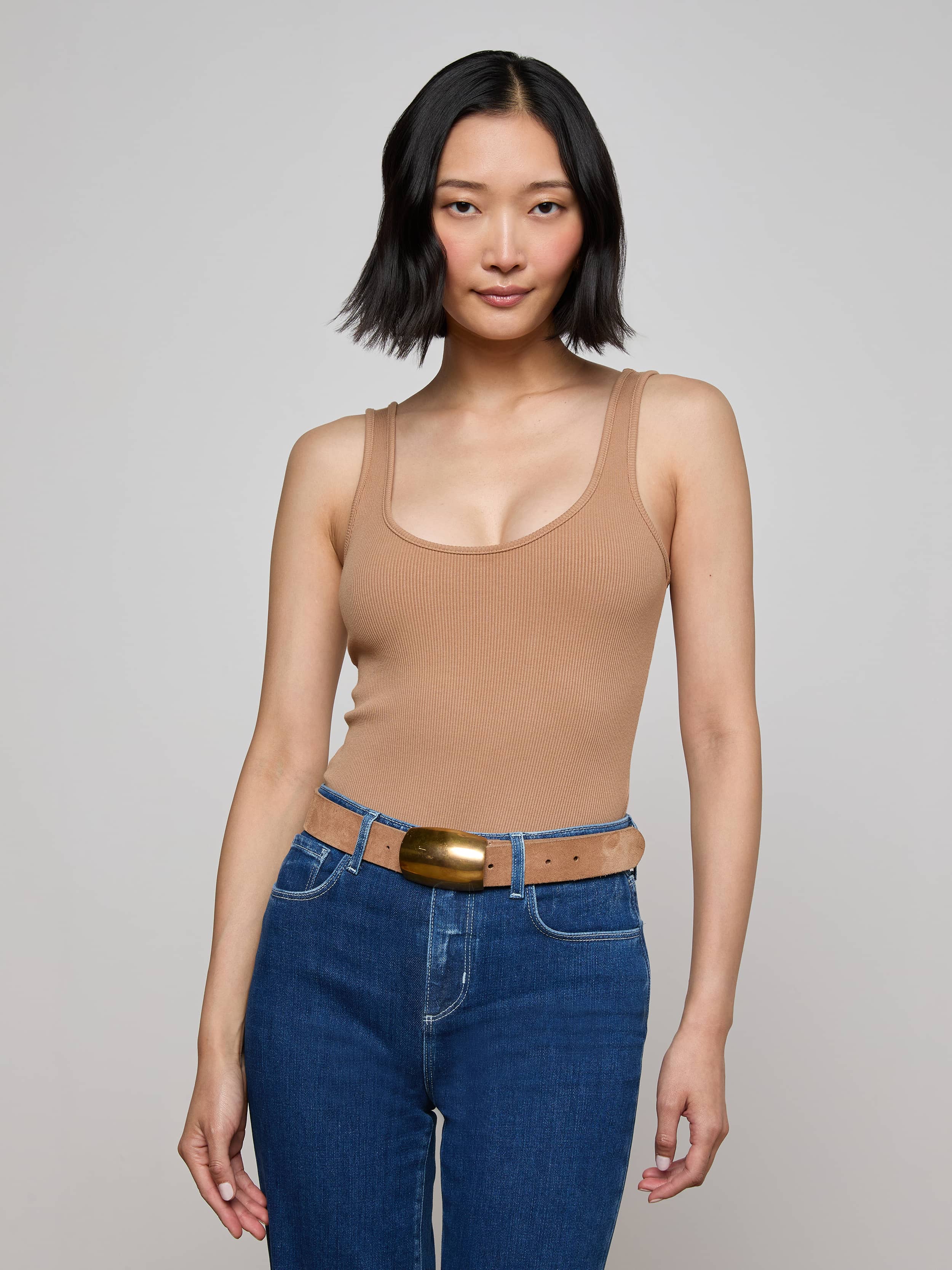 L'AGENCE - Nica Scoopneck Bodysuit - Image 7