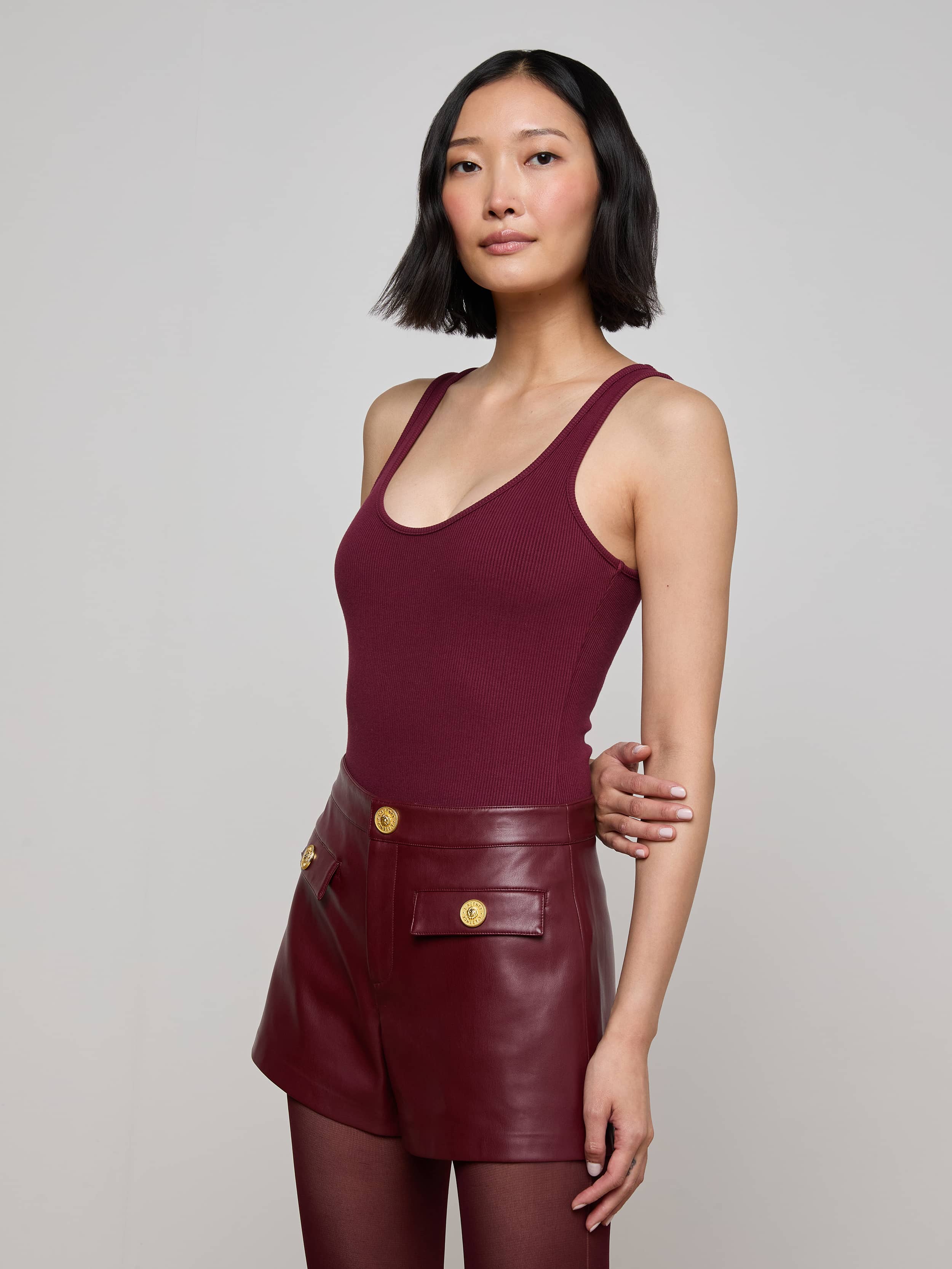 L'AGENCE - Nica Scoopneck Bodysuit - Image 2