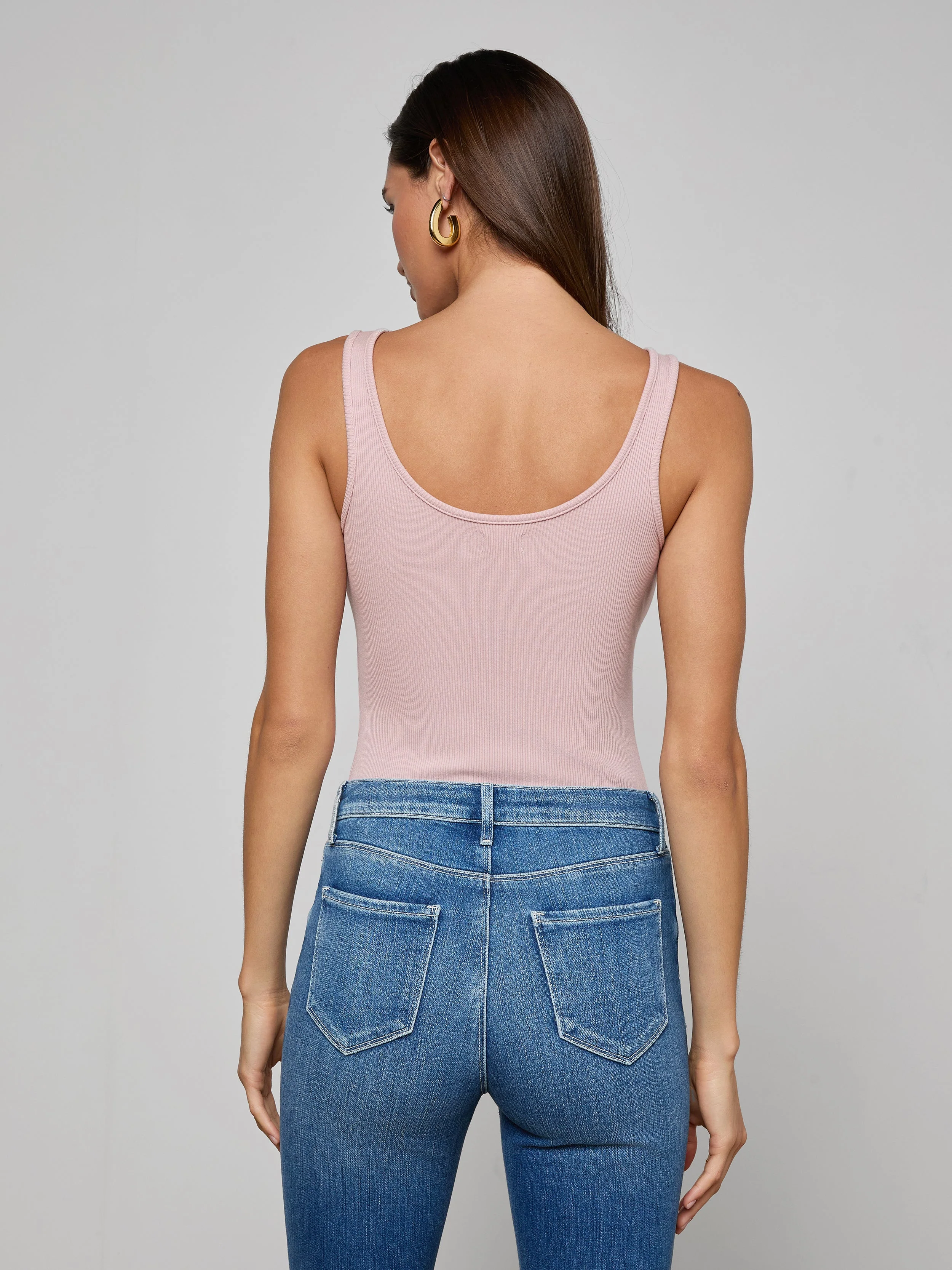 L'AGENCE - Nica Scoopneck Bodysuit - Image 4