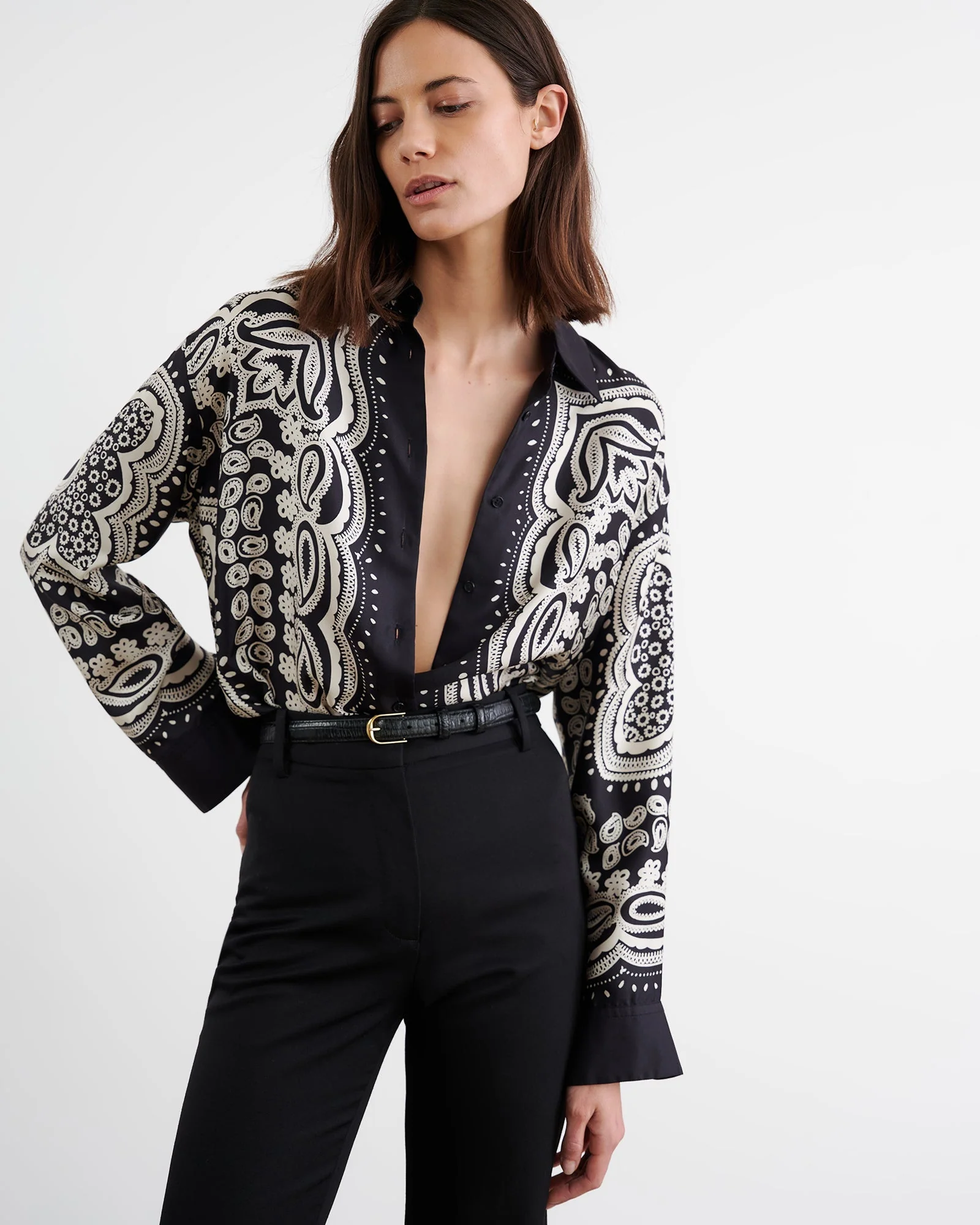 Nili Lotan - ALFIE SILK SHIRT - Image 2